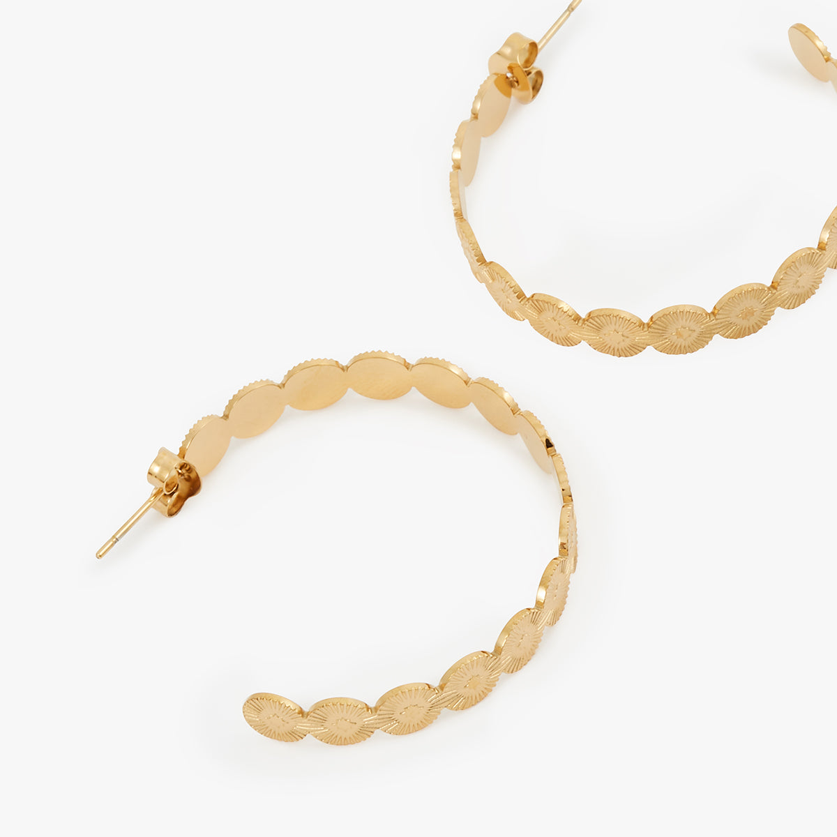 Boucles d'oreilles acier inoxydable
