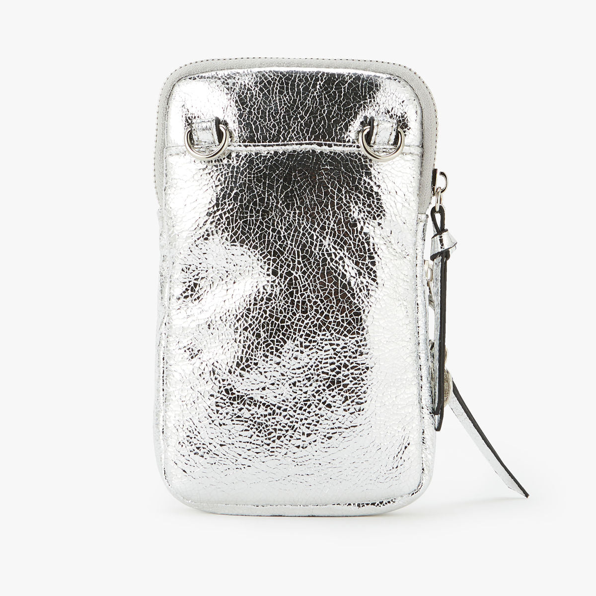 Pochette de téléphone argenté Monticello
