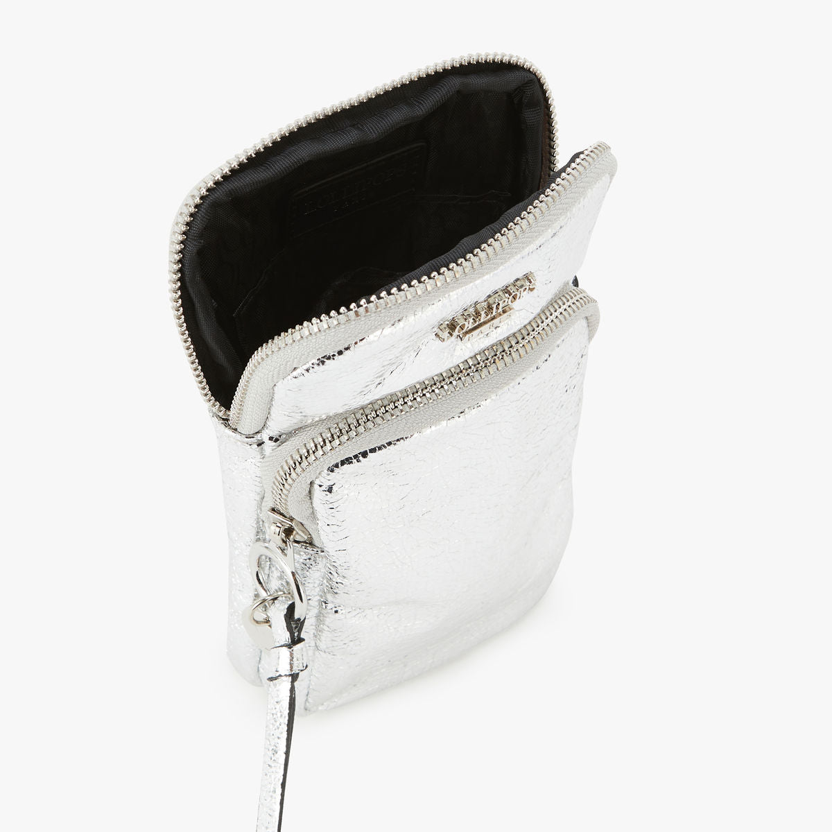 Pochette de téléphone argenté Monticello