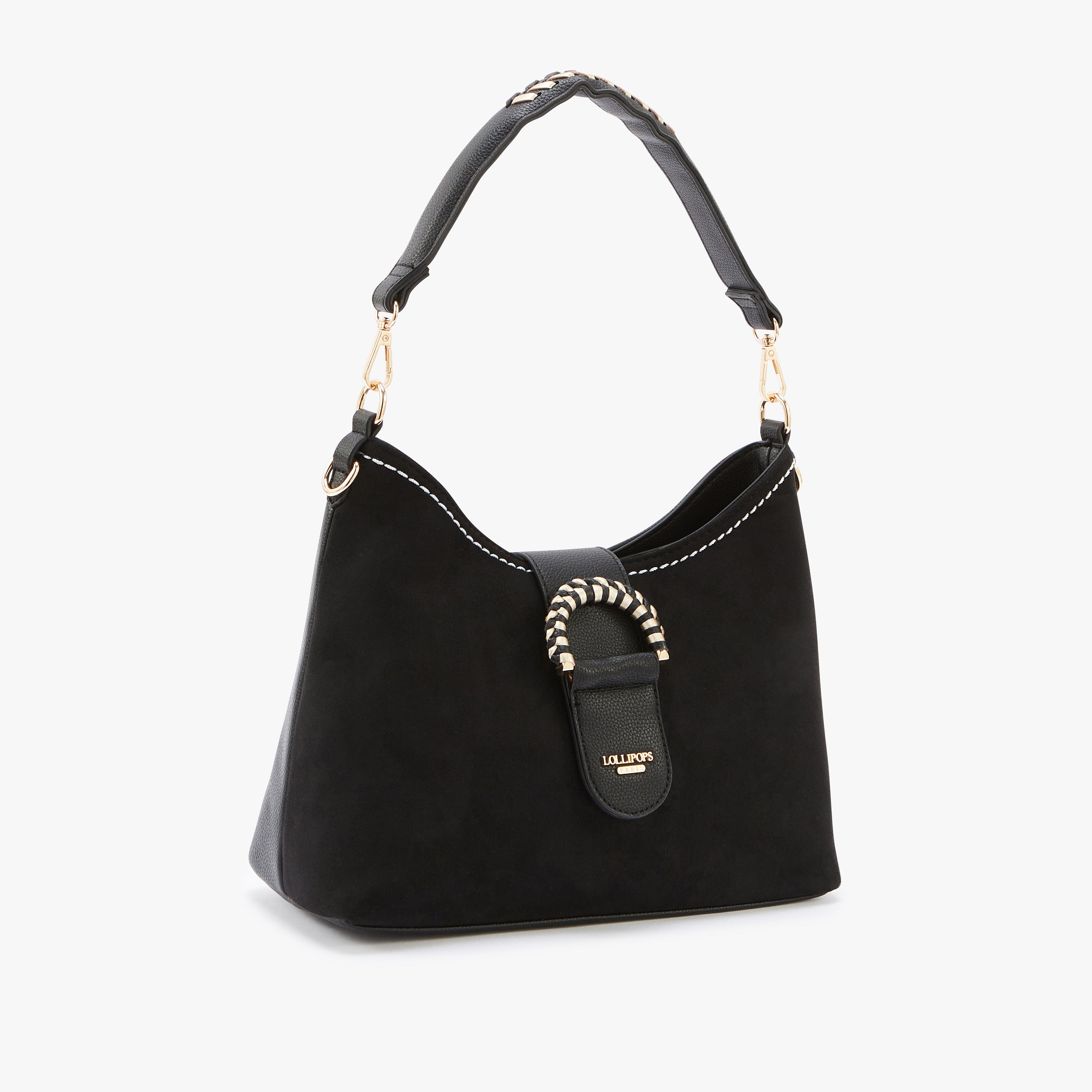 Grand sac hobo noir Murzo