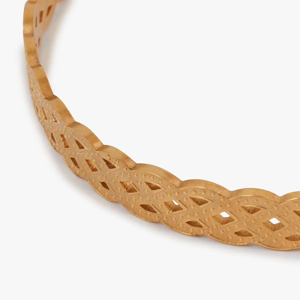 Bracelet manchette en acier inoxydable