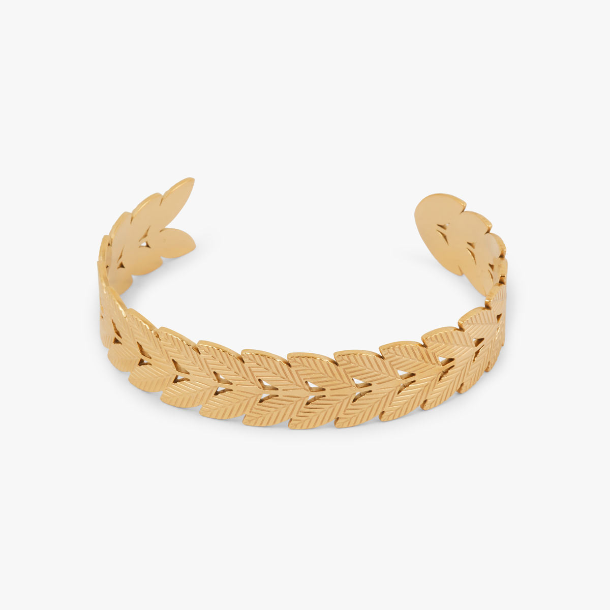 Bracelet manchette en acier inoxydable