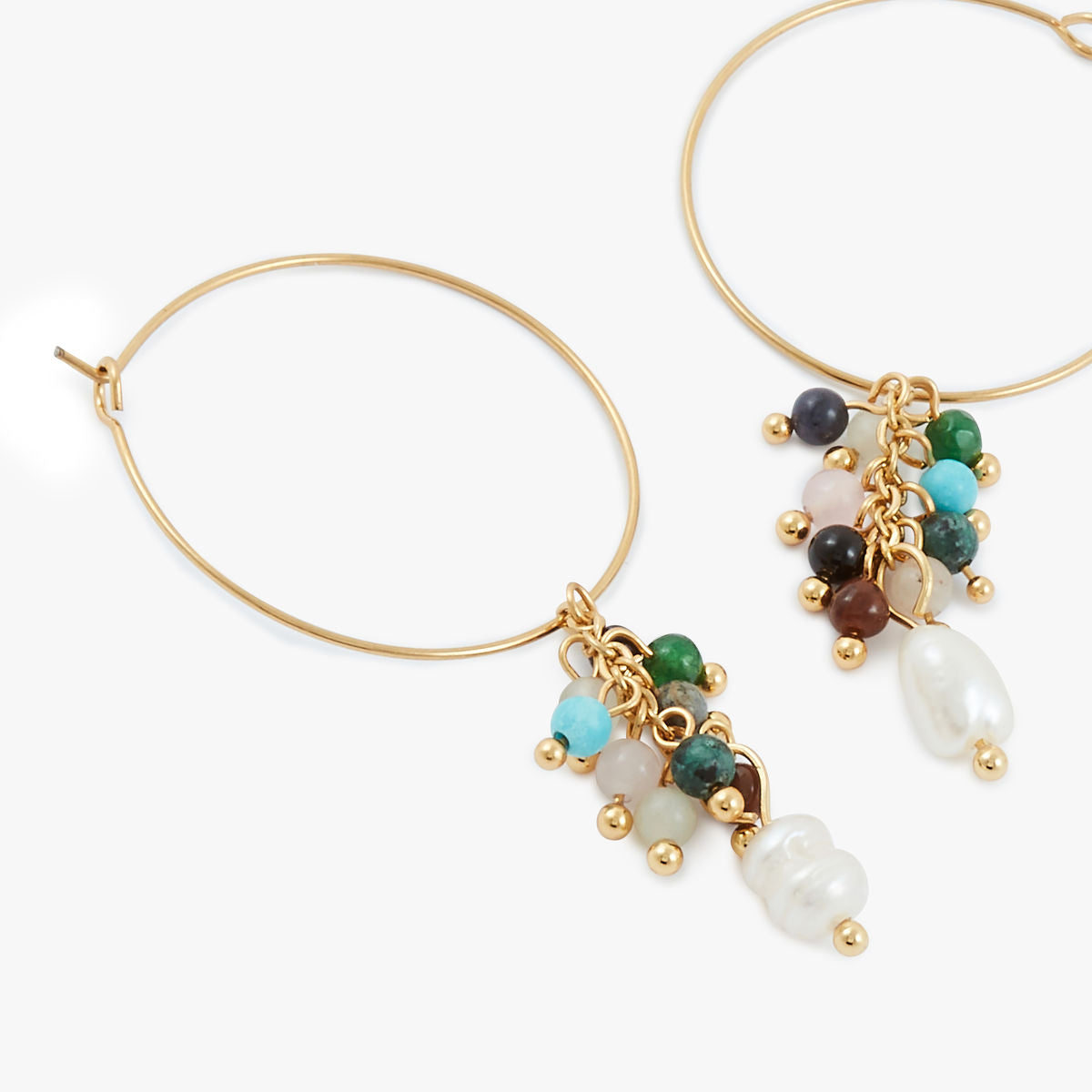 Créoles en acier inoxydable