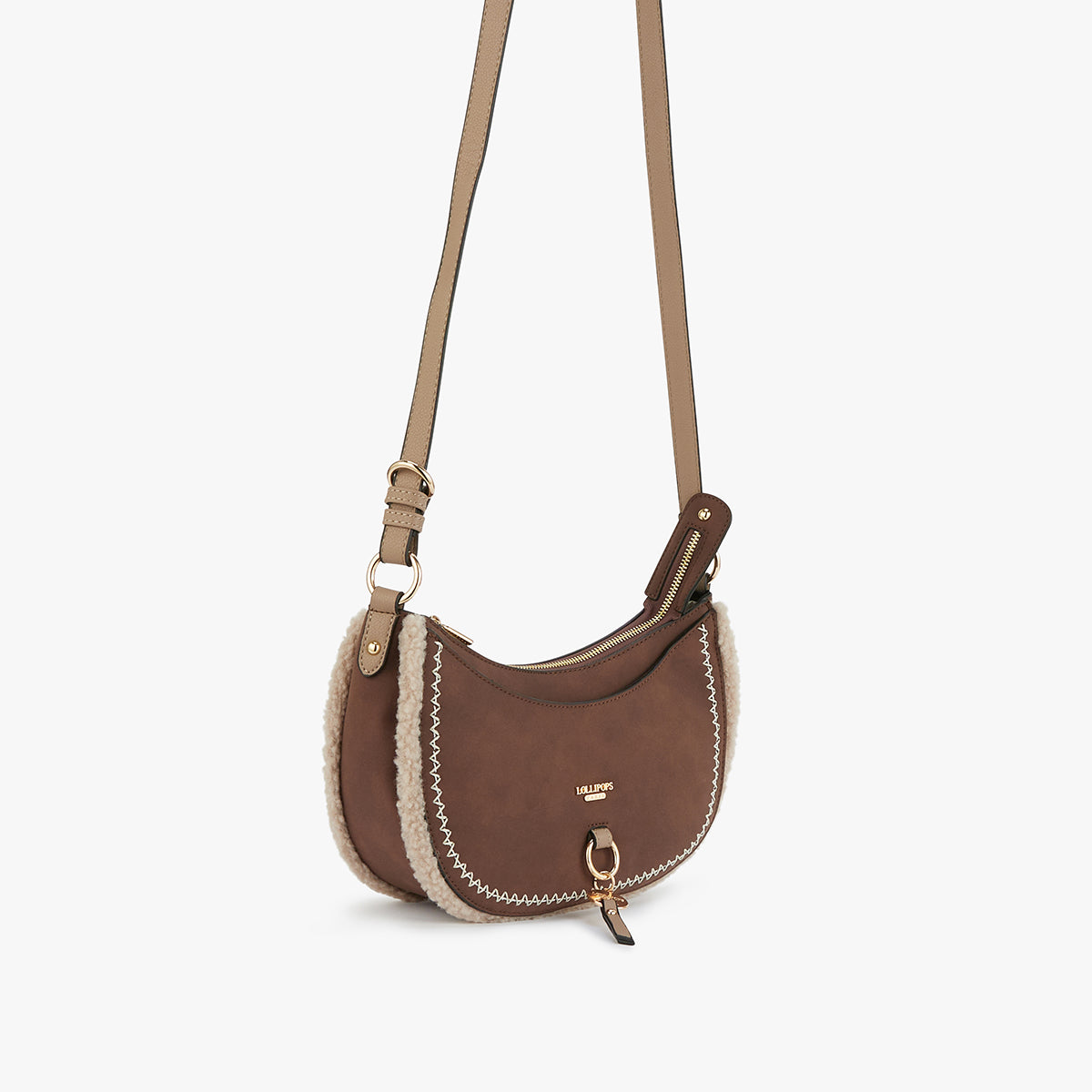 Petit sac bandoulière marron Manduria