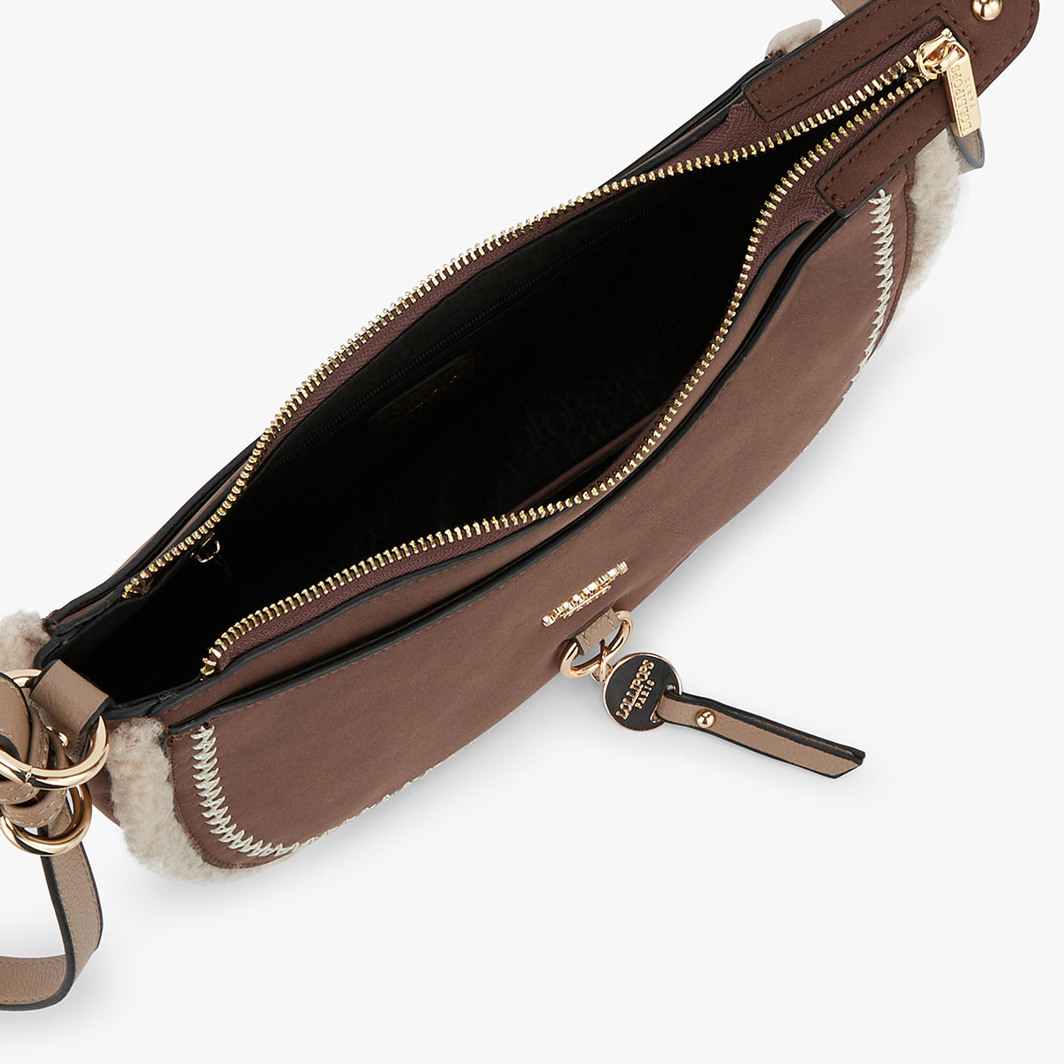 Petit sac bandoulière marron Manduria