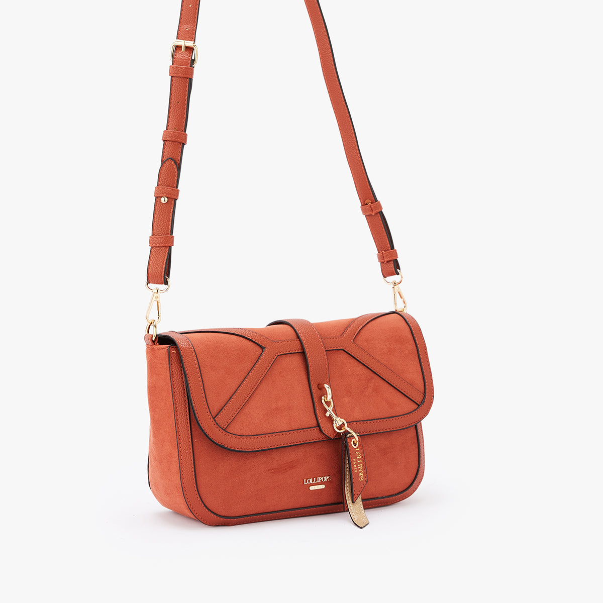 Sac bandoulière orange Mugnano