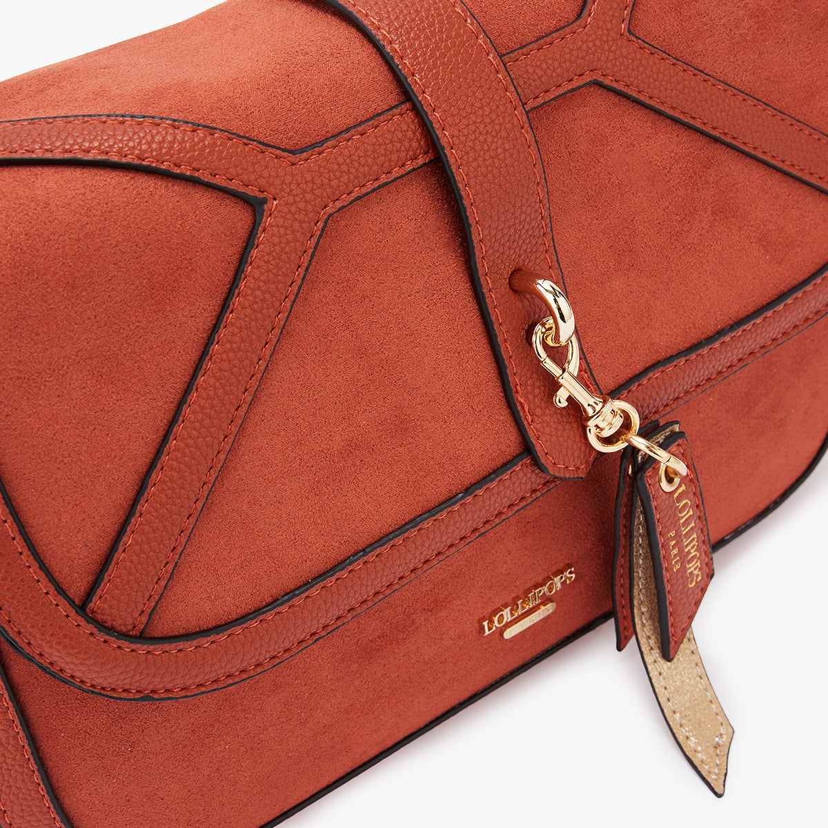 Sac bandoulière orange Mugnano