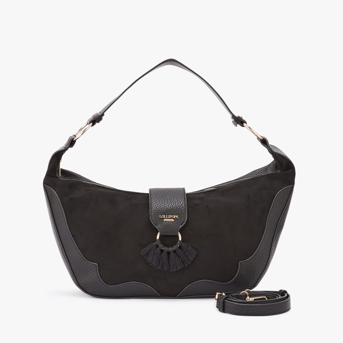 Sac hobo noir Maddaloni