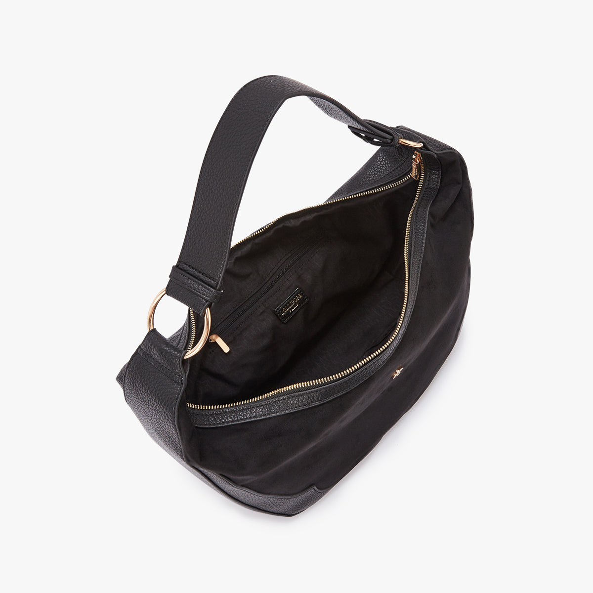 Sac hobo noir Maddaloni