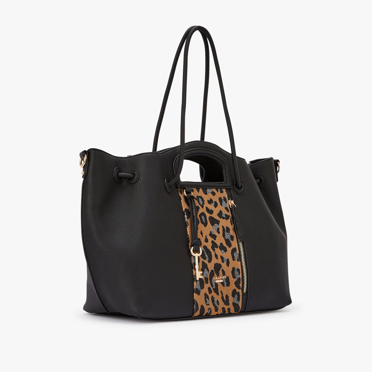 Sac cabas noir Macerata