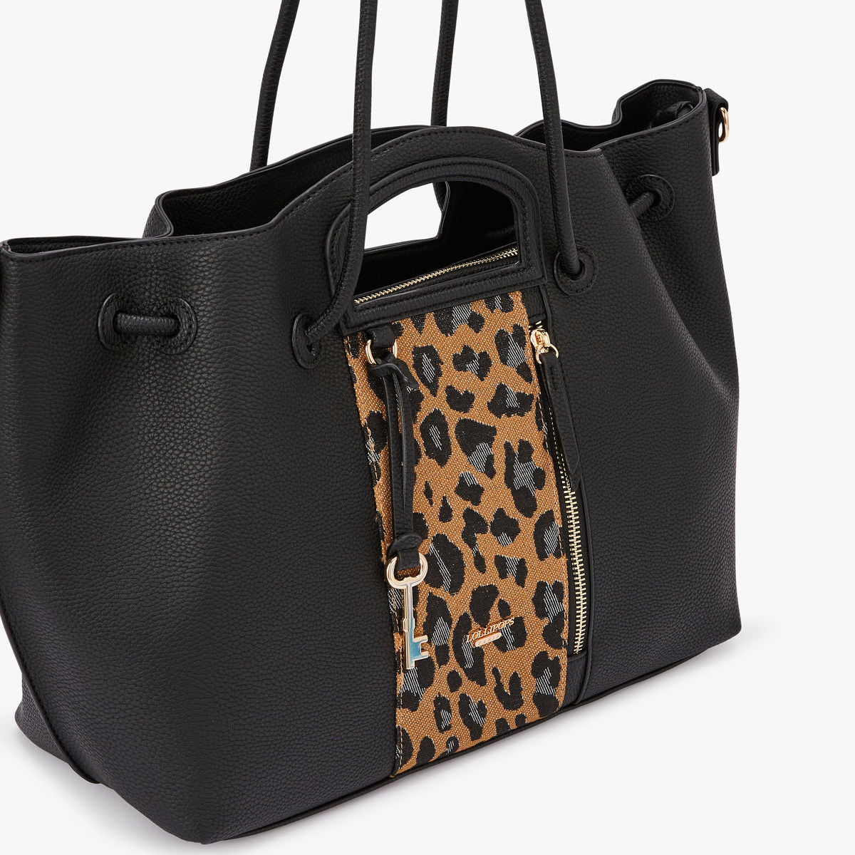 Sac cabas noir Macerata