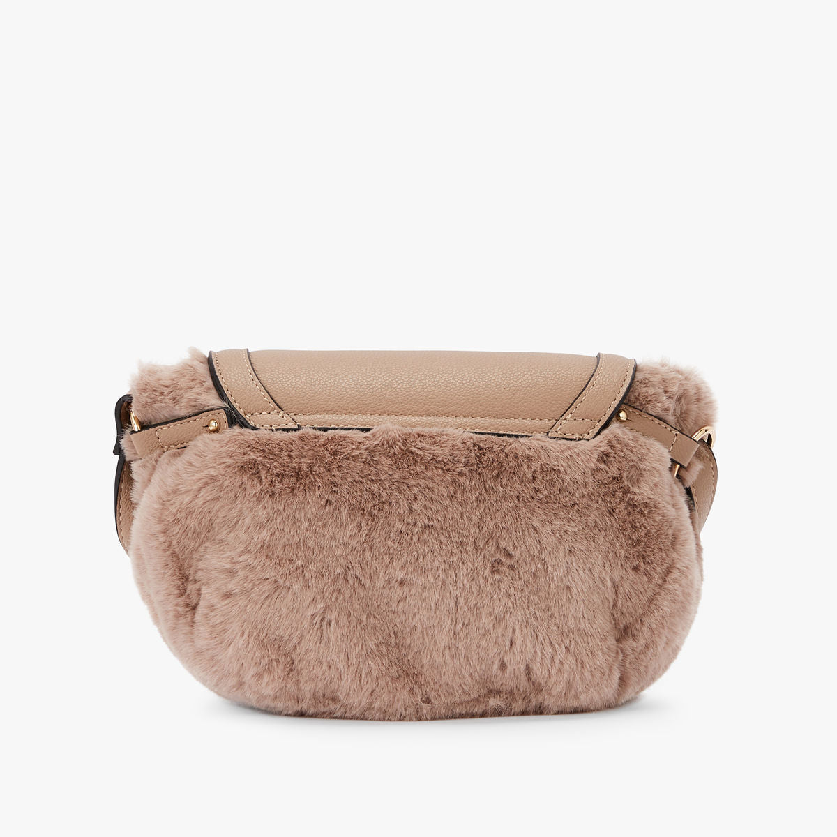 Petit sac bandoulière taupe Montebelluna