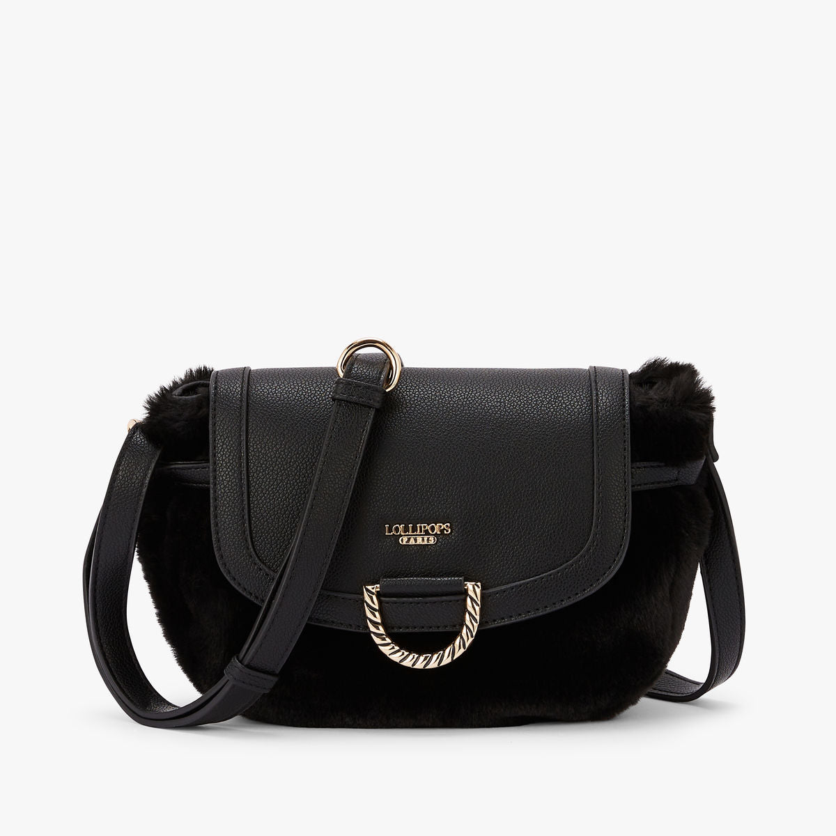 Petit sac bandoulière noir Montebelluna