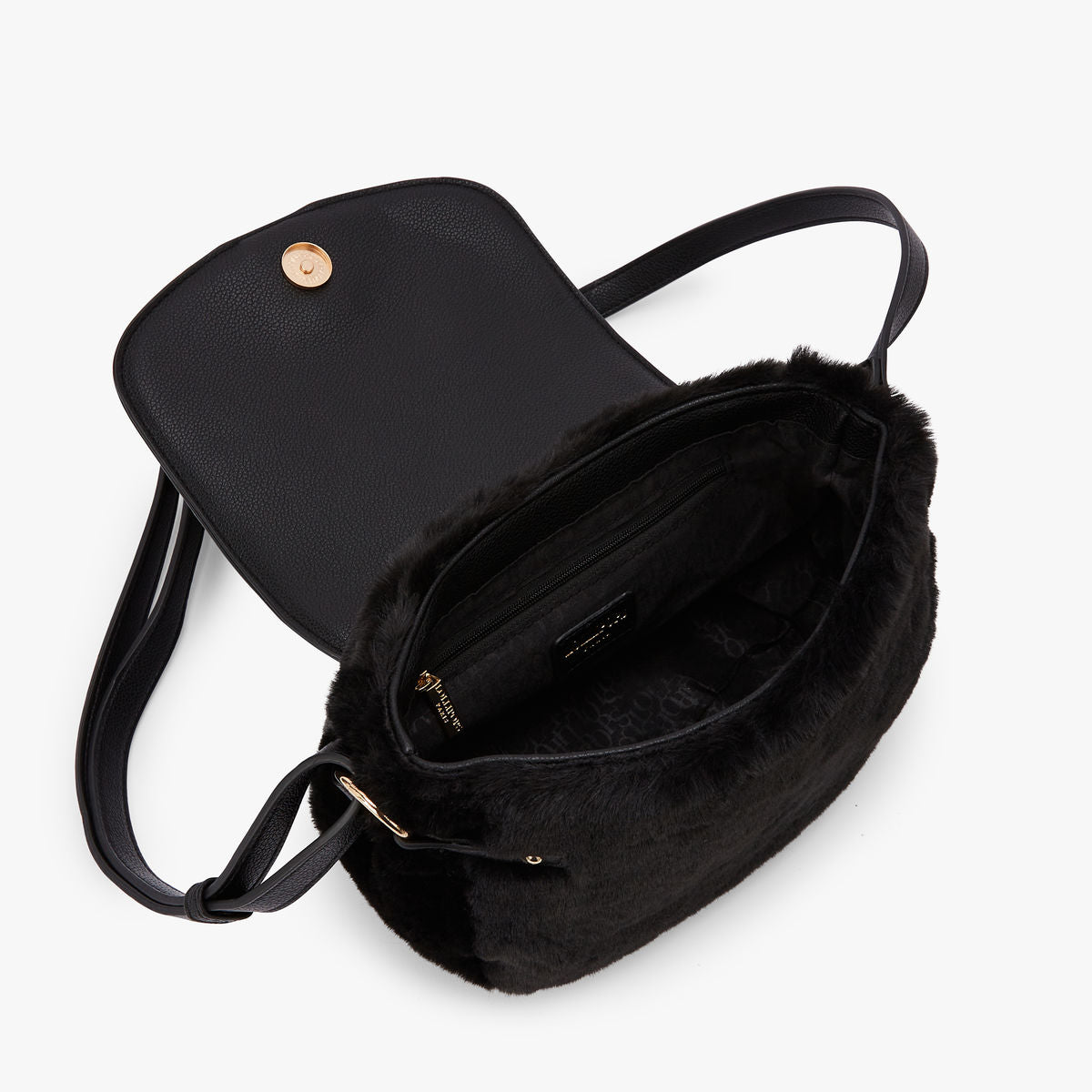 Petit sac bandoulière noir Montebelluna