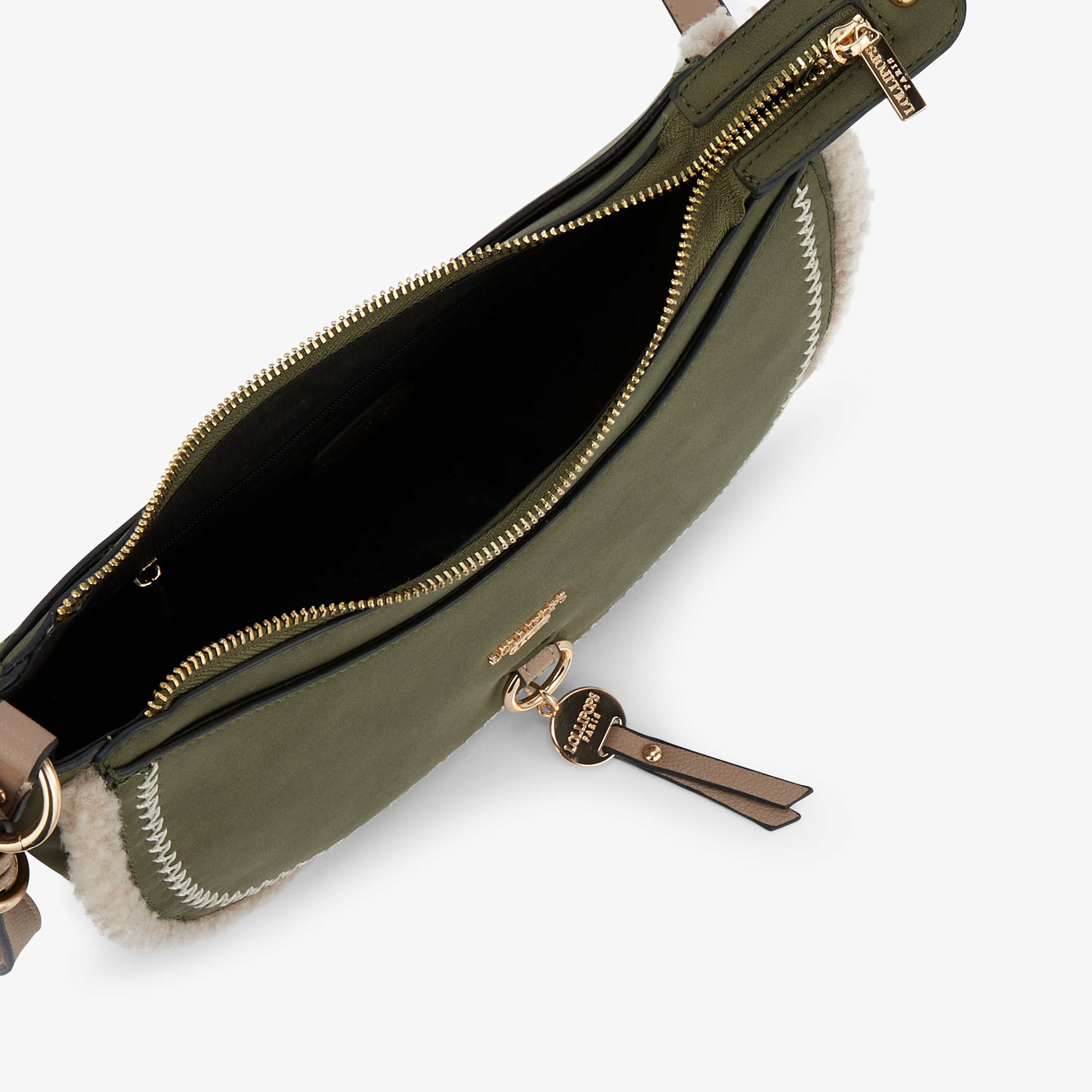 Petit sac bandoulière kaki Manduria