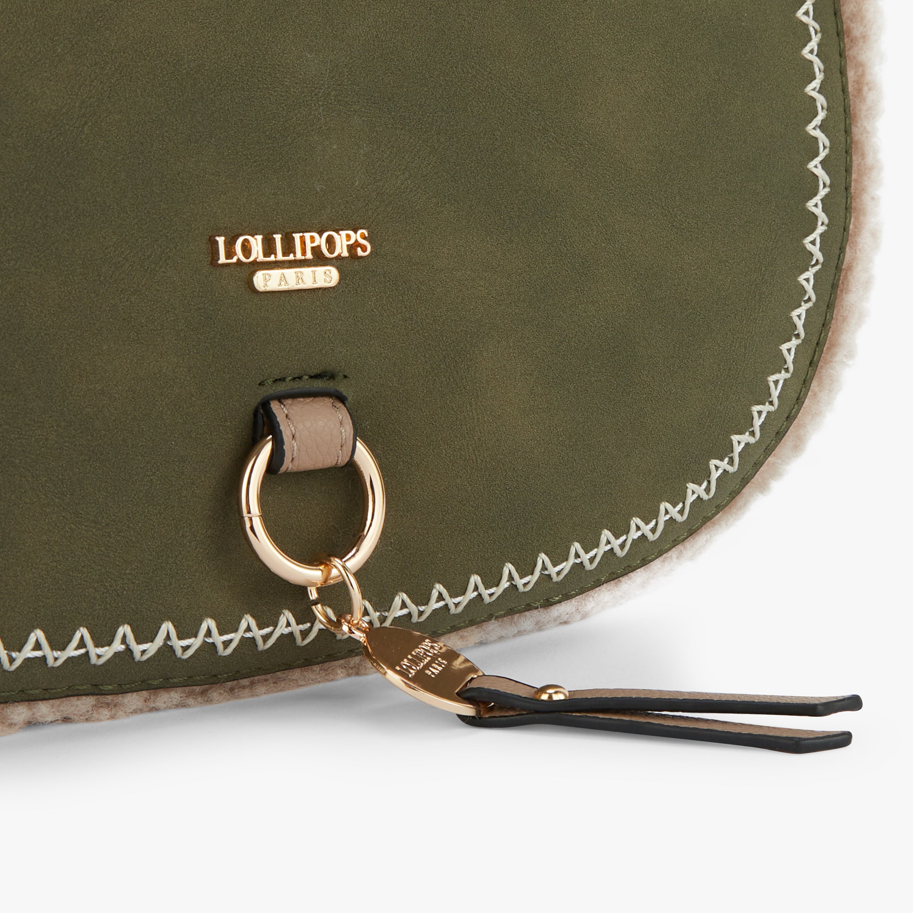 Petit sac bandoulière kaki Manduria