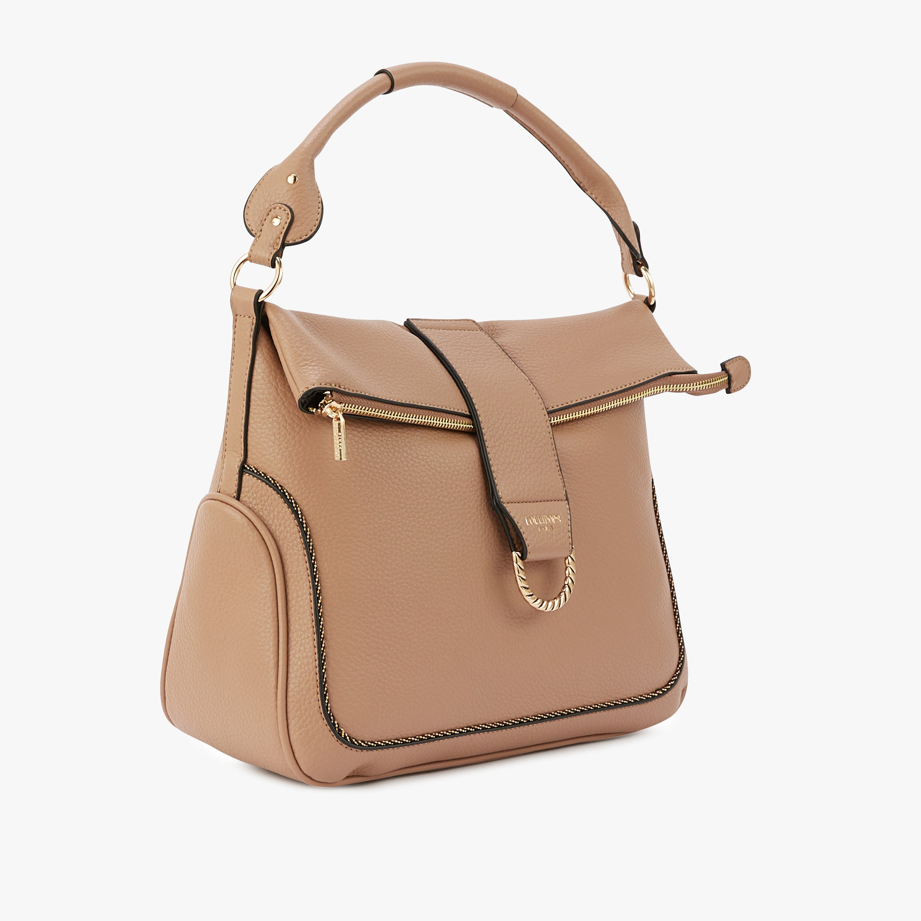 Sac hobo taupe Maroco