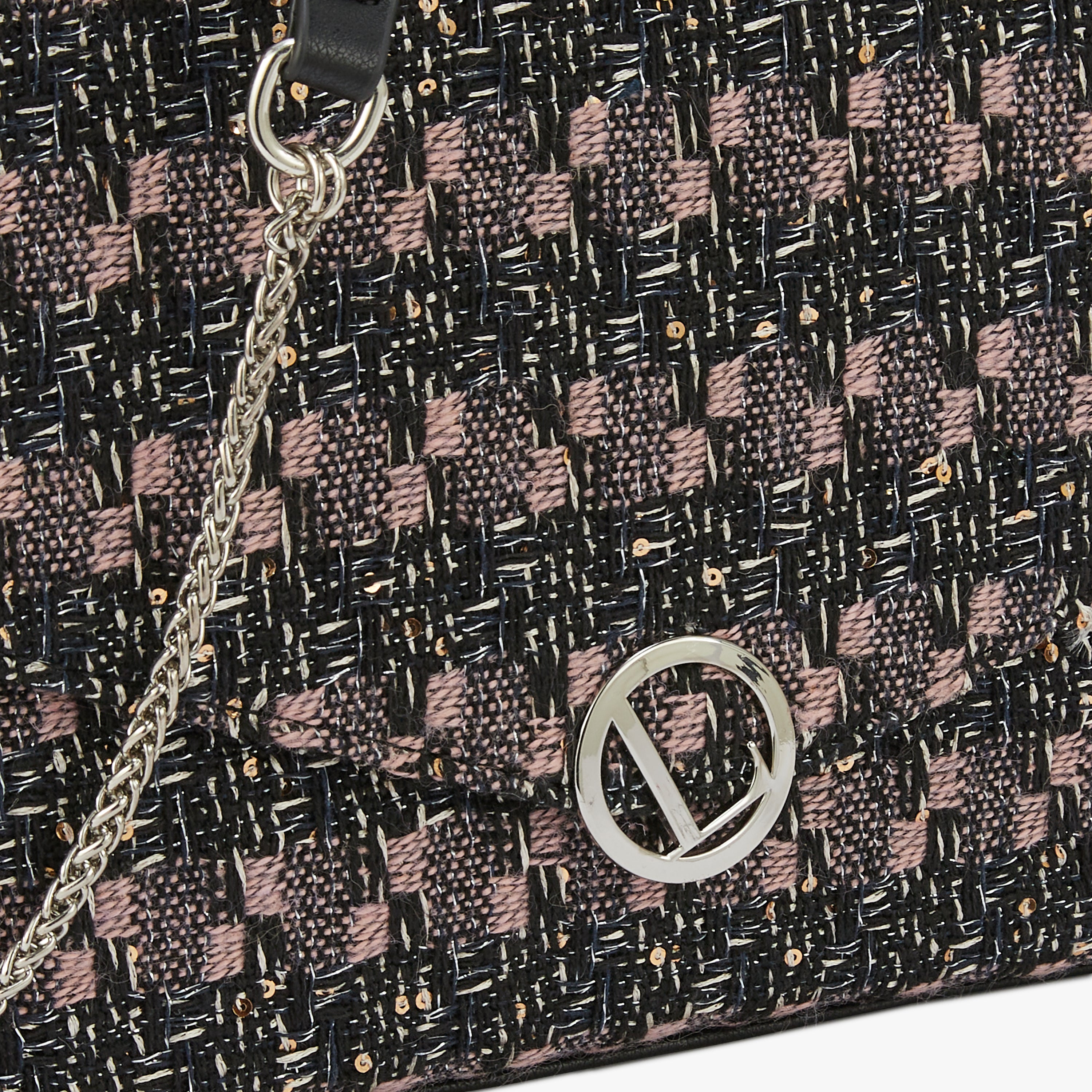 Grand sac bandoulière rose Modugno