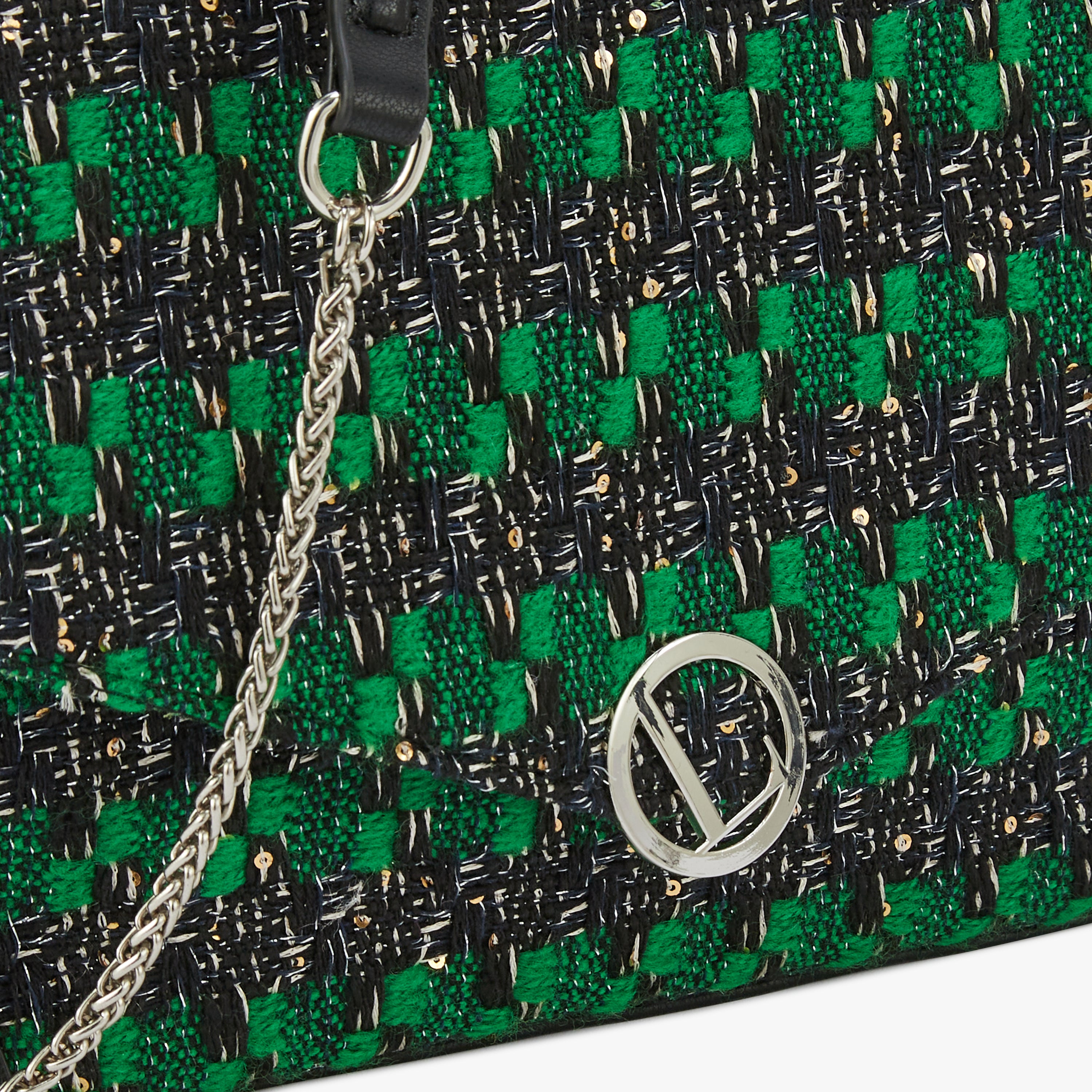 Grand sac bandoulière vert Modugno