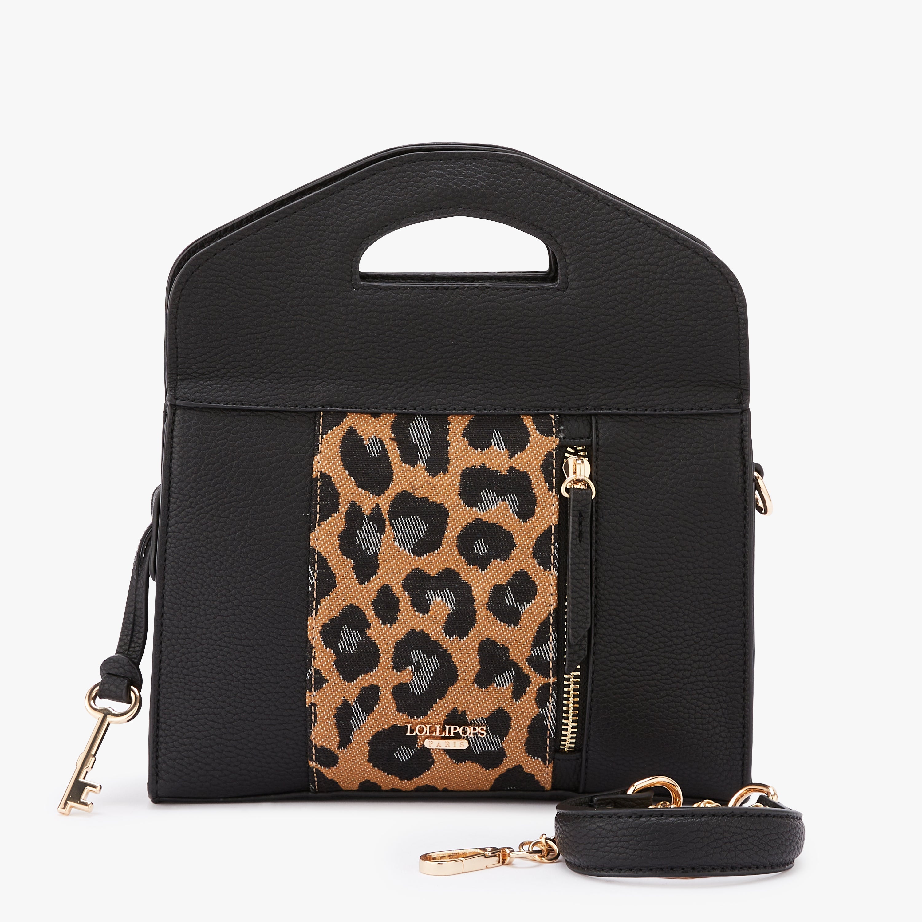 Sac bandoulière noir Macerata