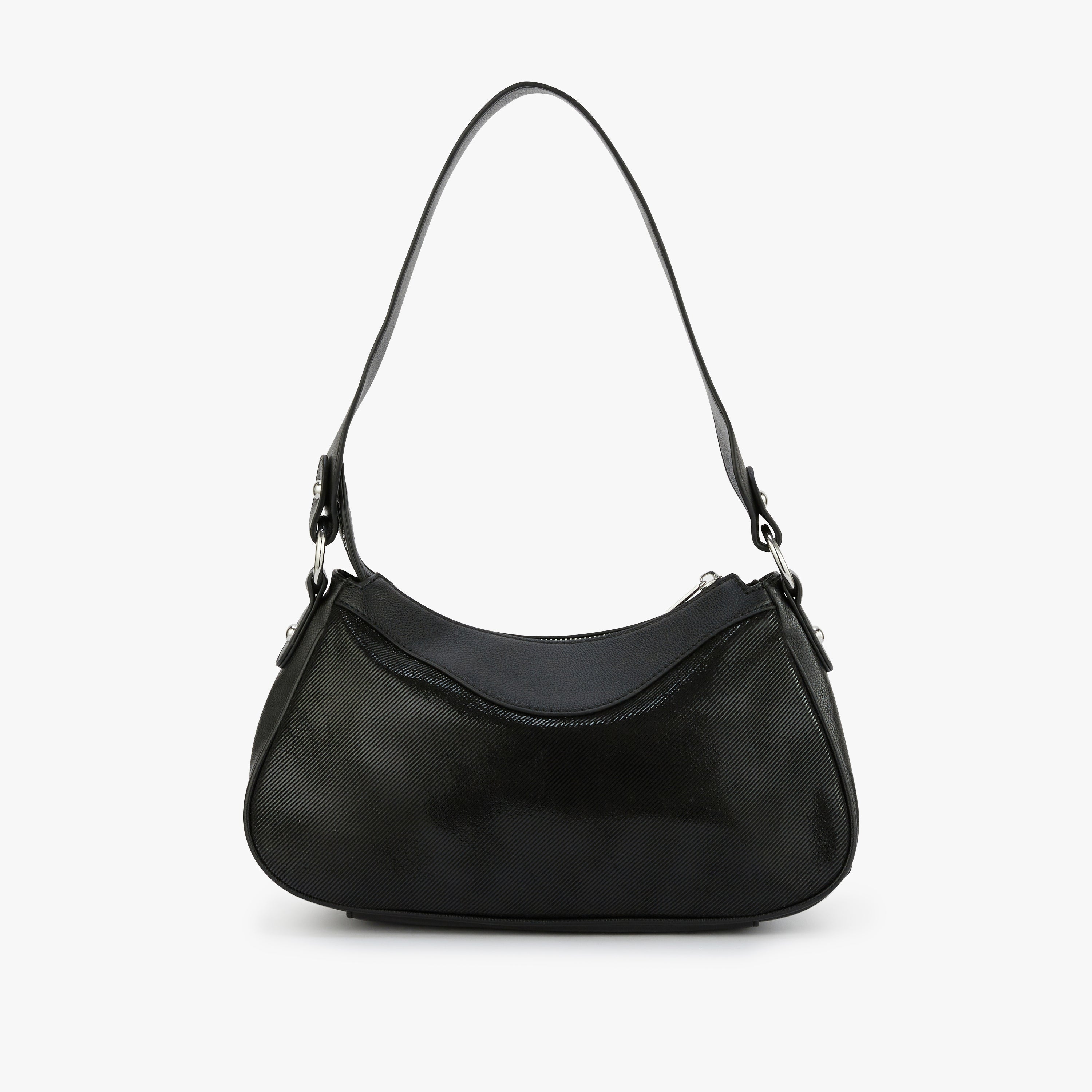 Petit sac porté épaule noir Mentana