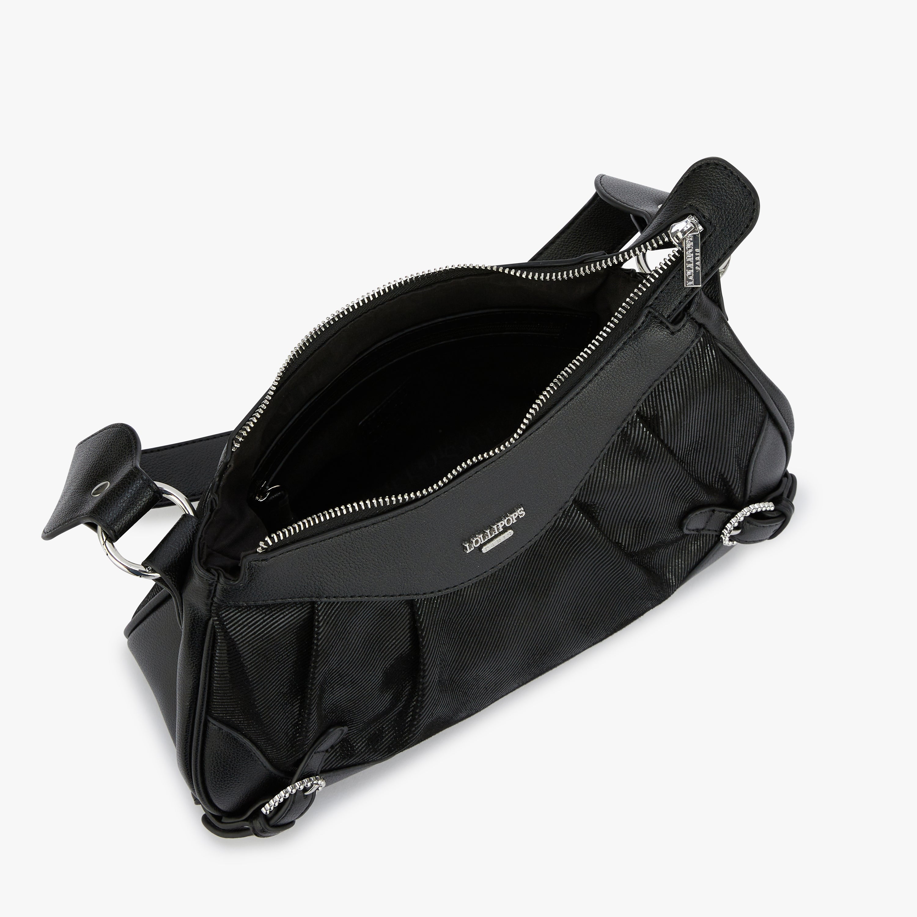 Petit sac porté épaule noir Mentana