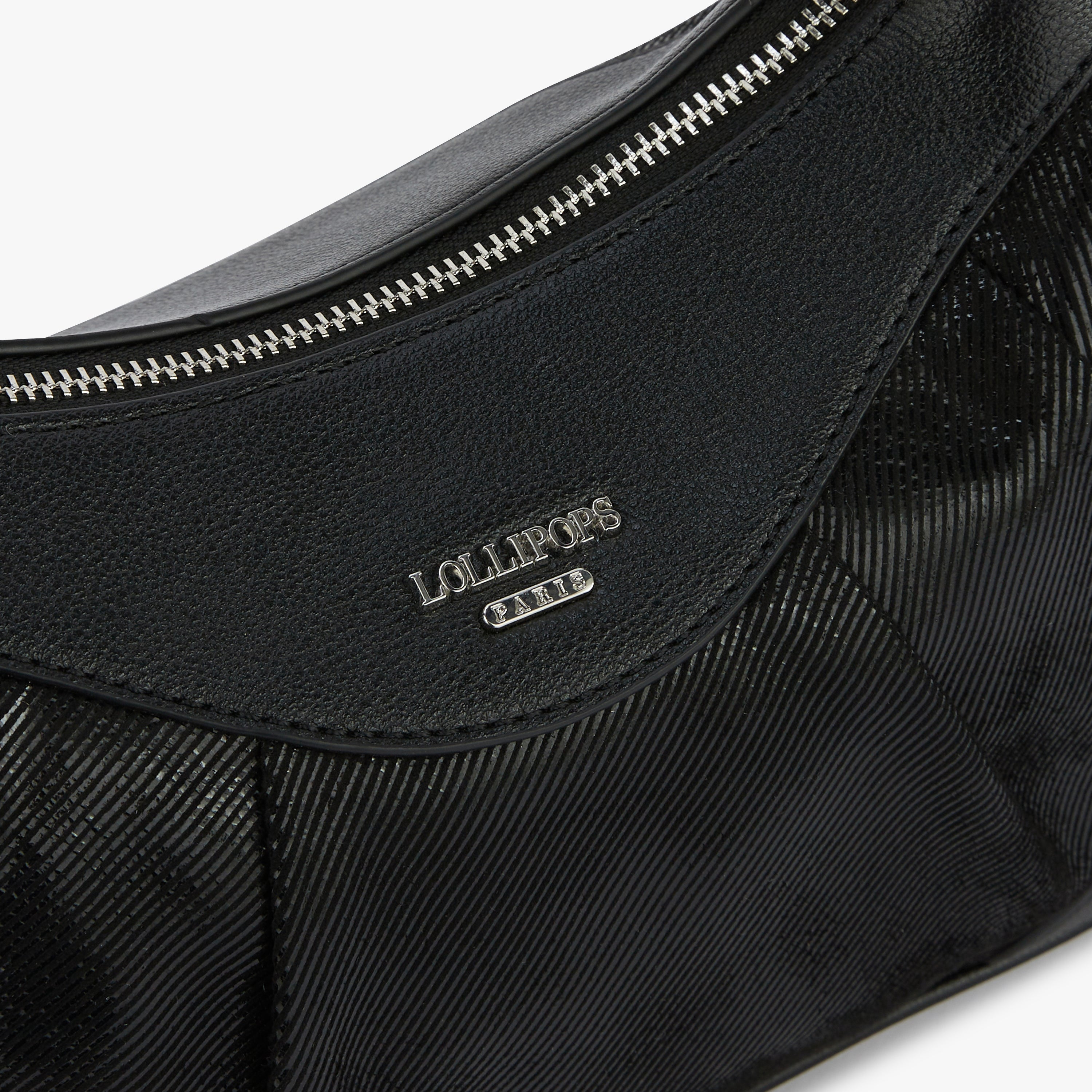 Petit sac porté épaule noir Mentana