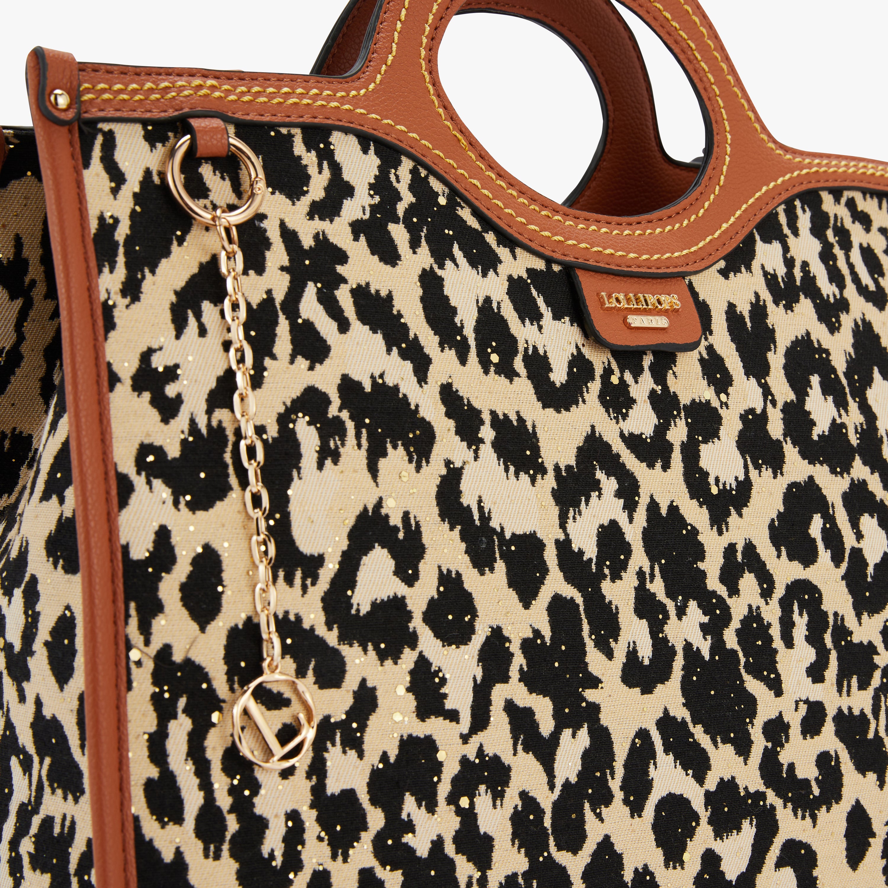 Grand sac shopper camel Nocera