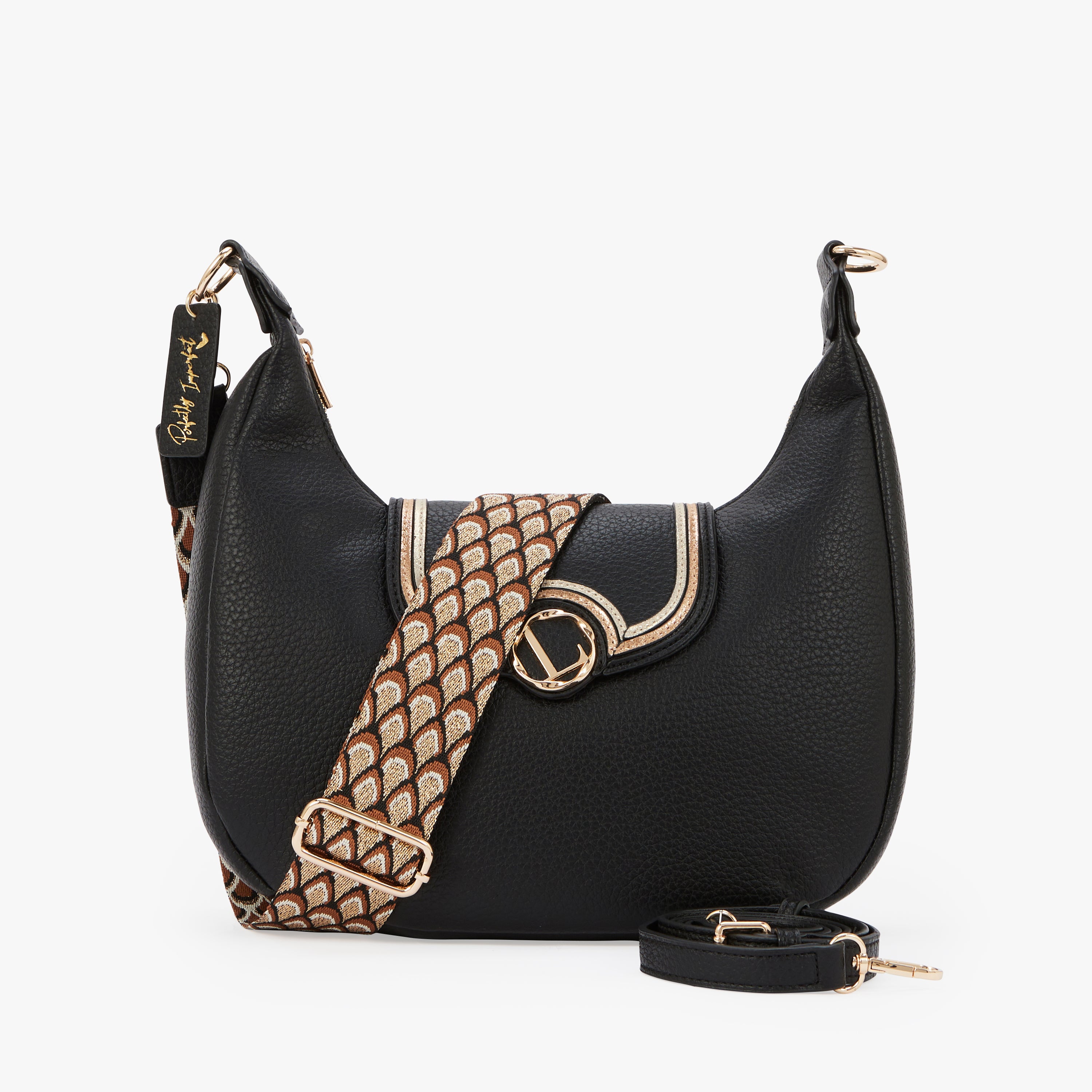 Sac hobo noir Nureci