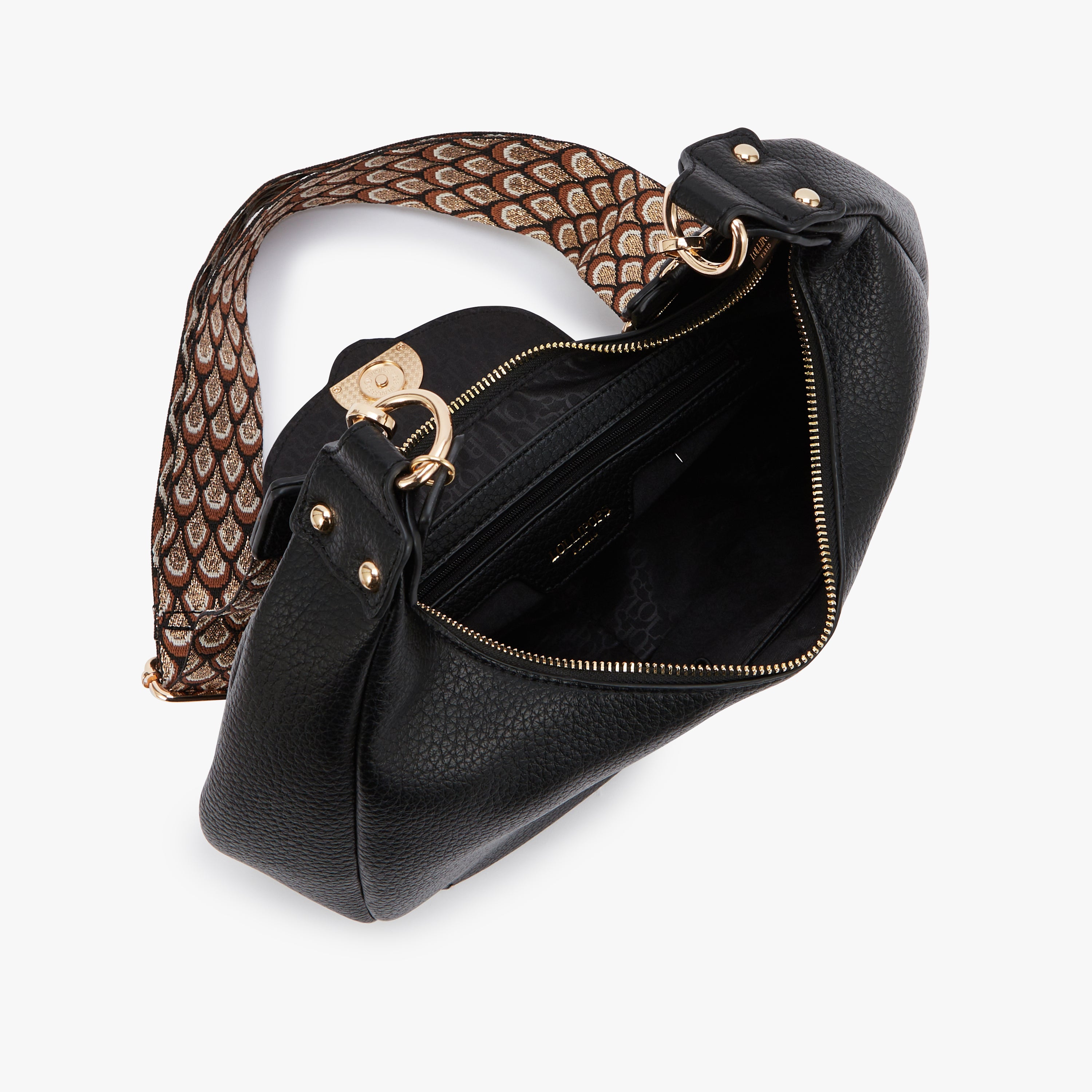 Sac hobo noir Nureci