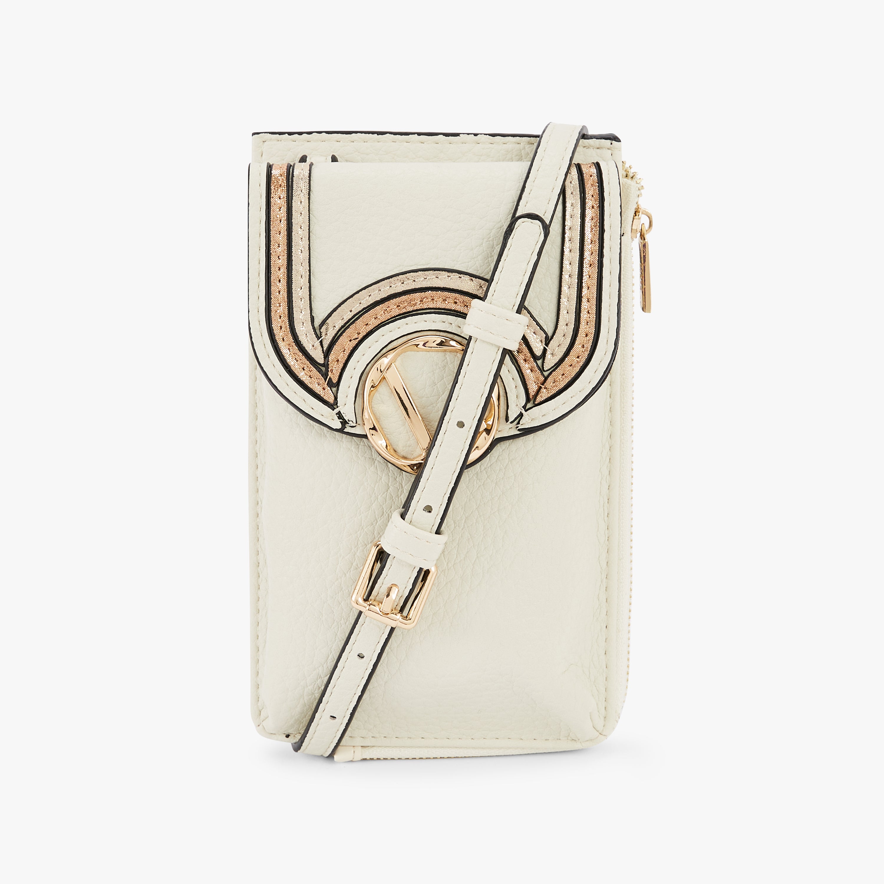 Pochette de téléphone blanc Nureci