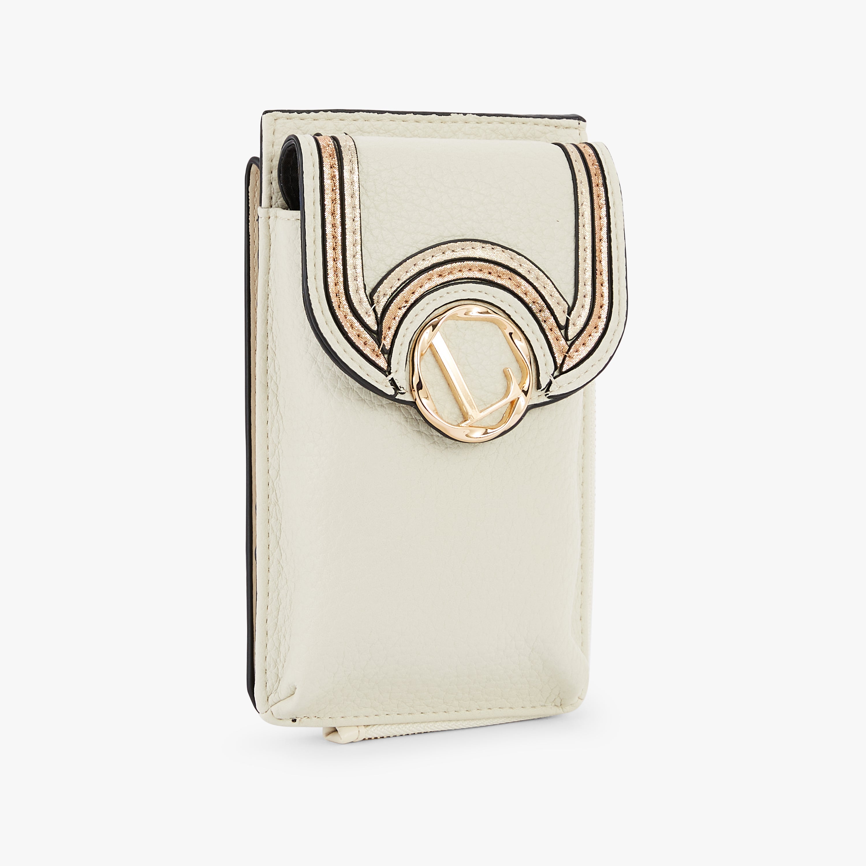 Pochette de téléphone blanc Nureci