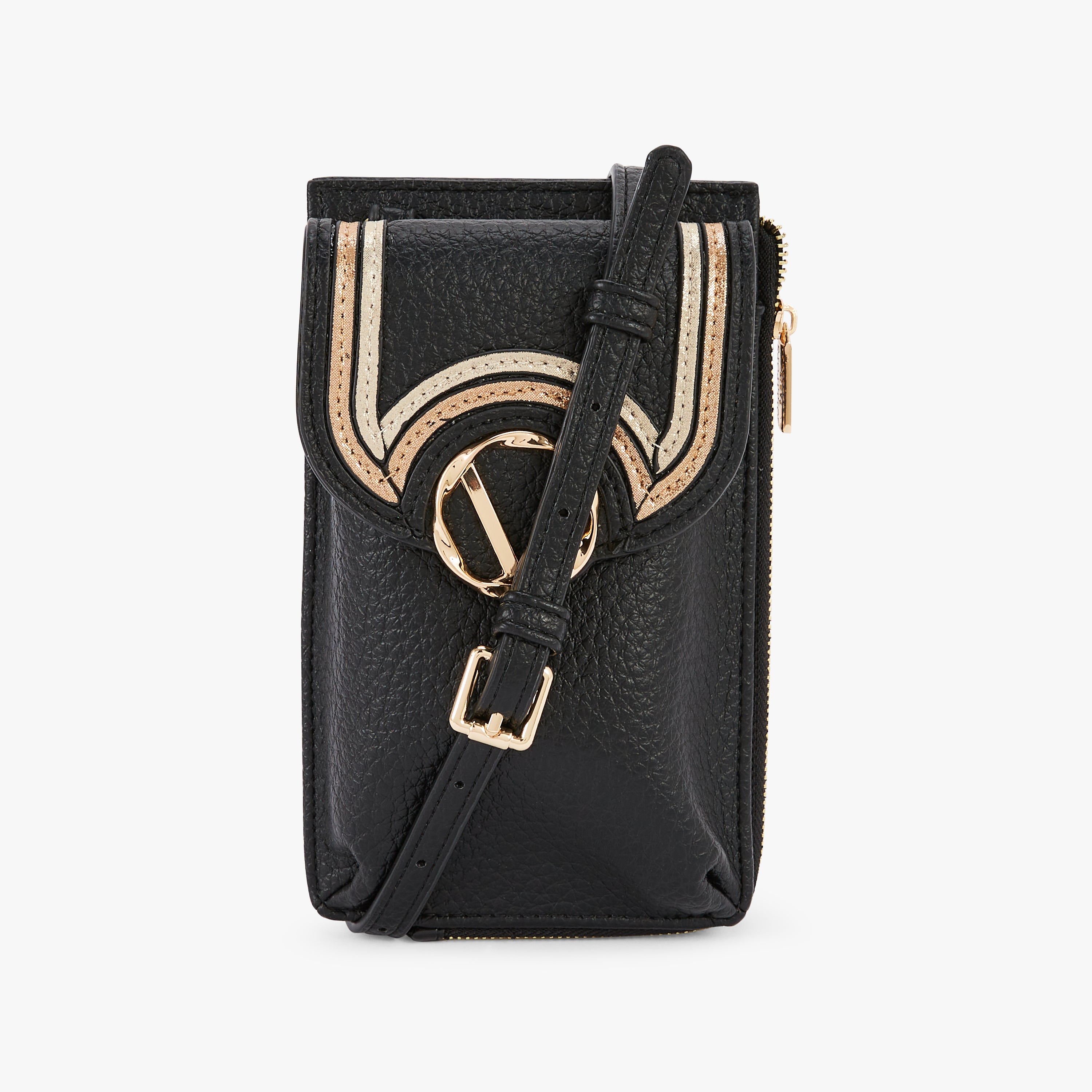 Pochette de téléphone noir Nureci