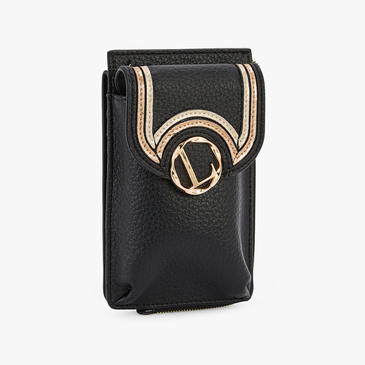 Pochette de téléphone noir Nureci