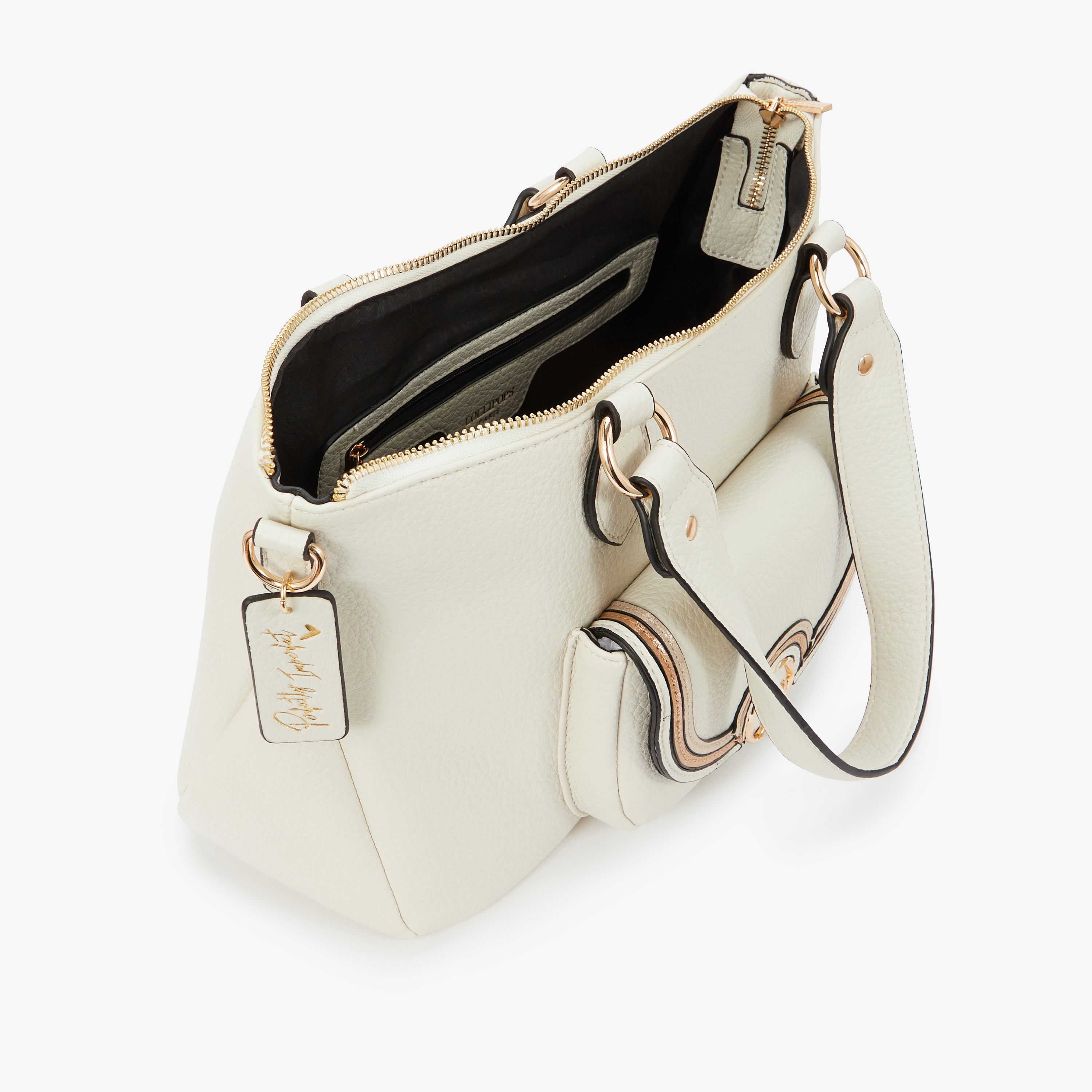 Grand sac shopper blanc Nureci
