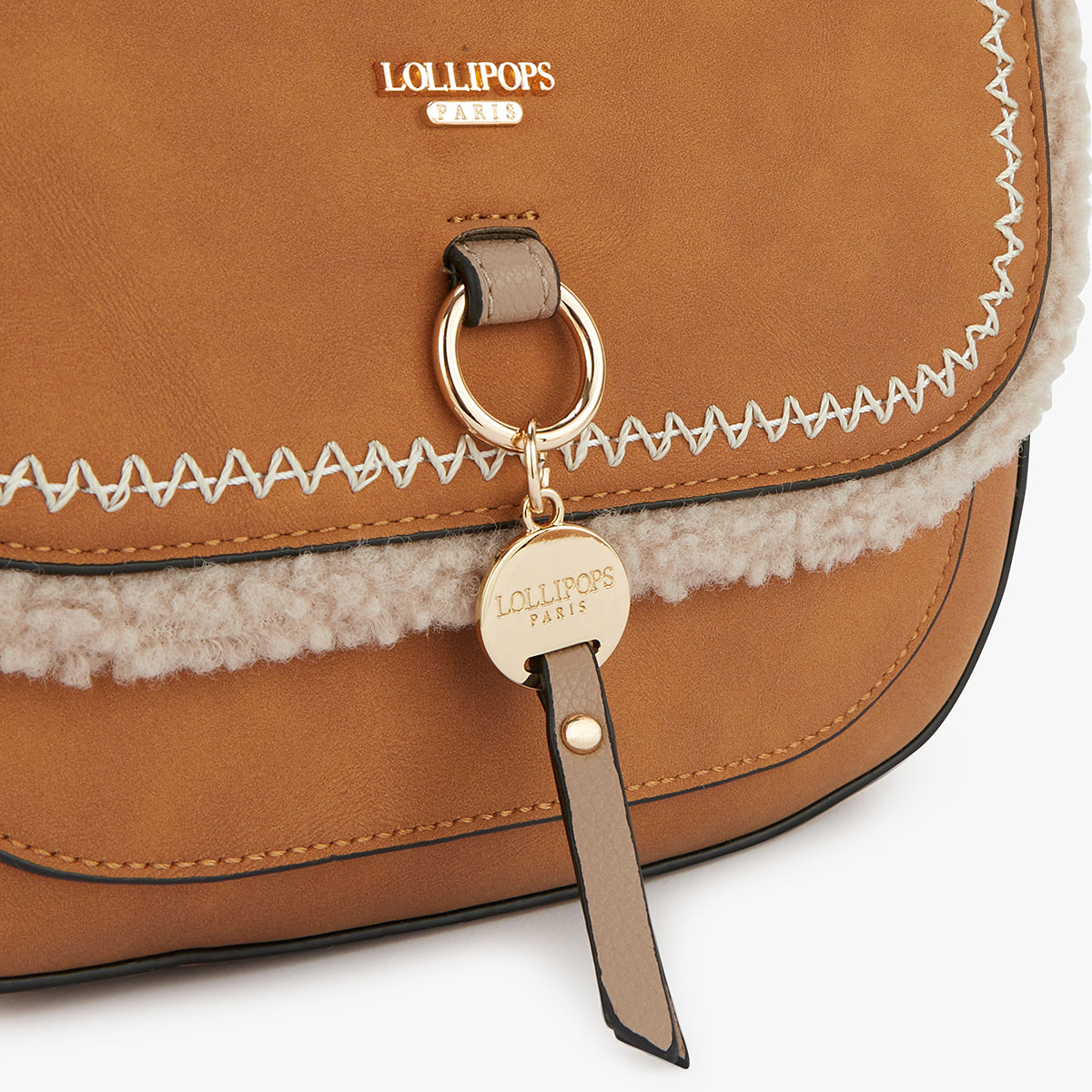 Sac bandoulière beige Manduria