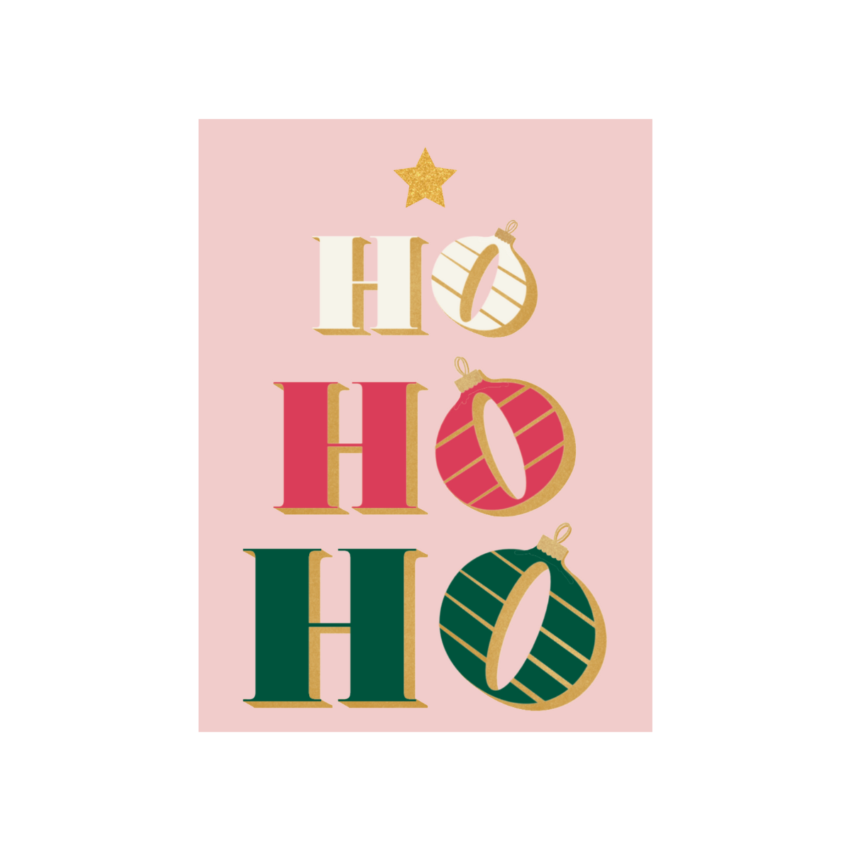Carte de voeux Ho Ho Ho