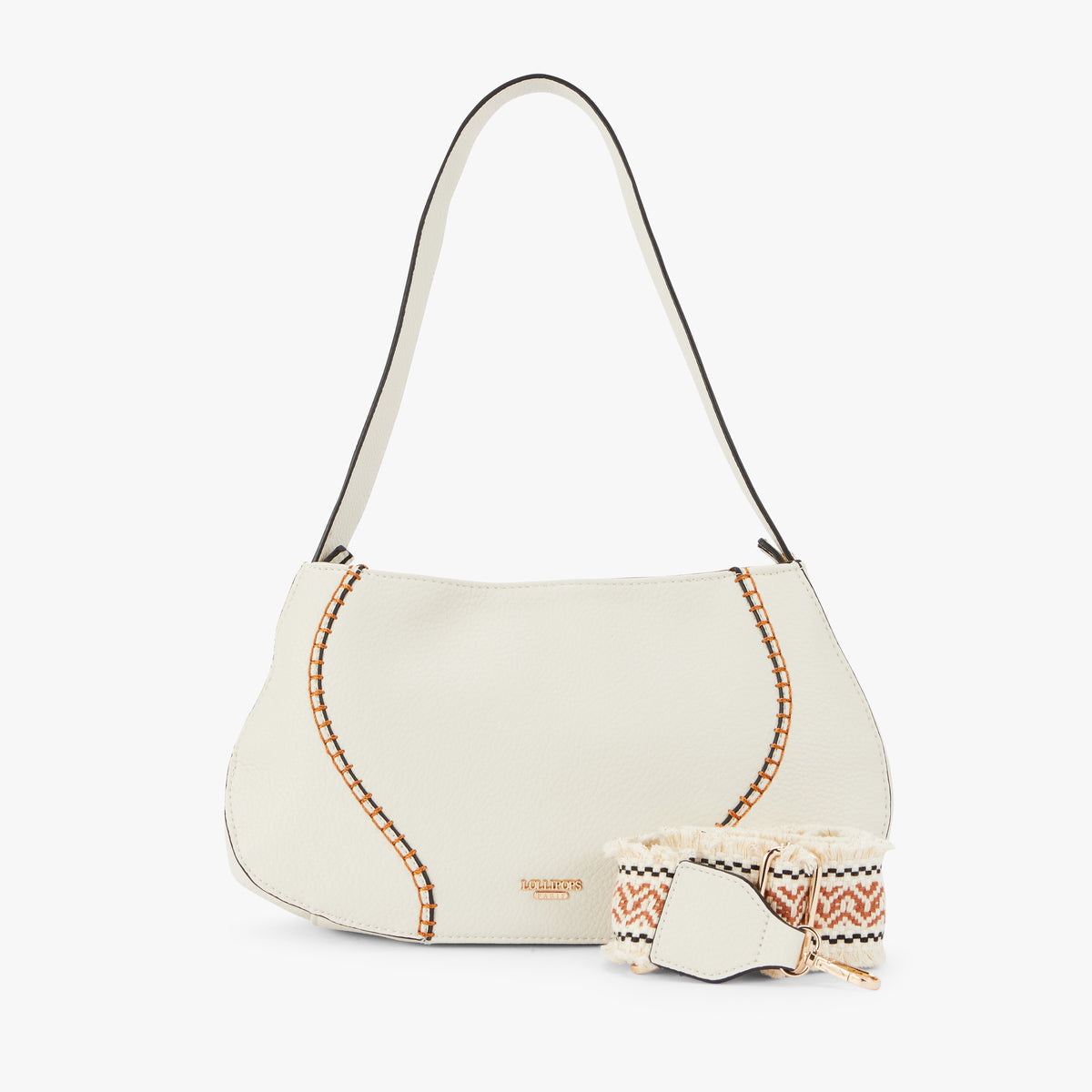 Sac porté épaule blanc Nanto