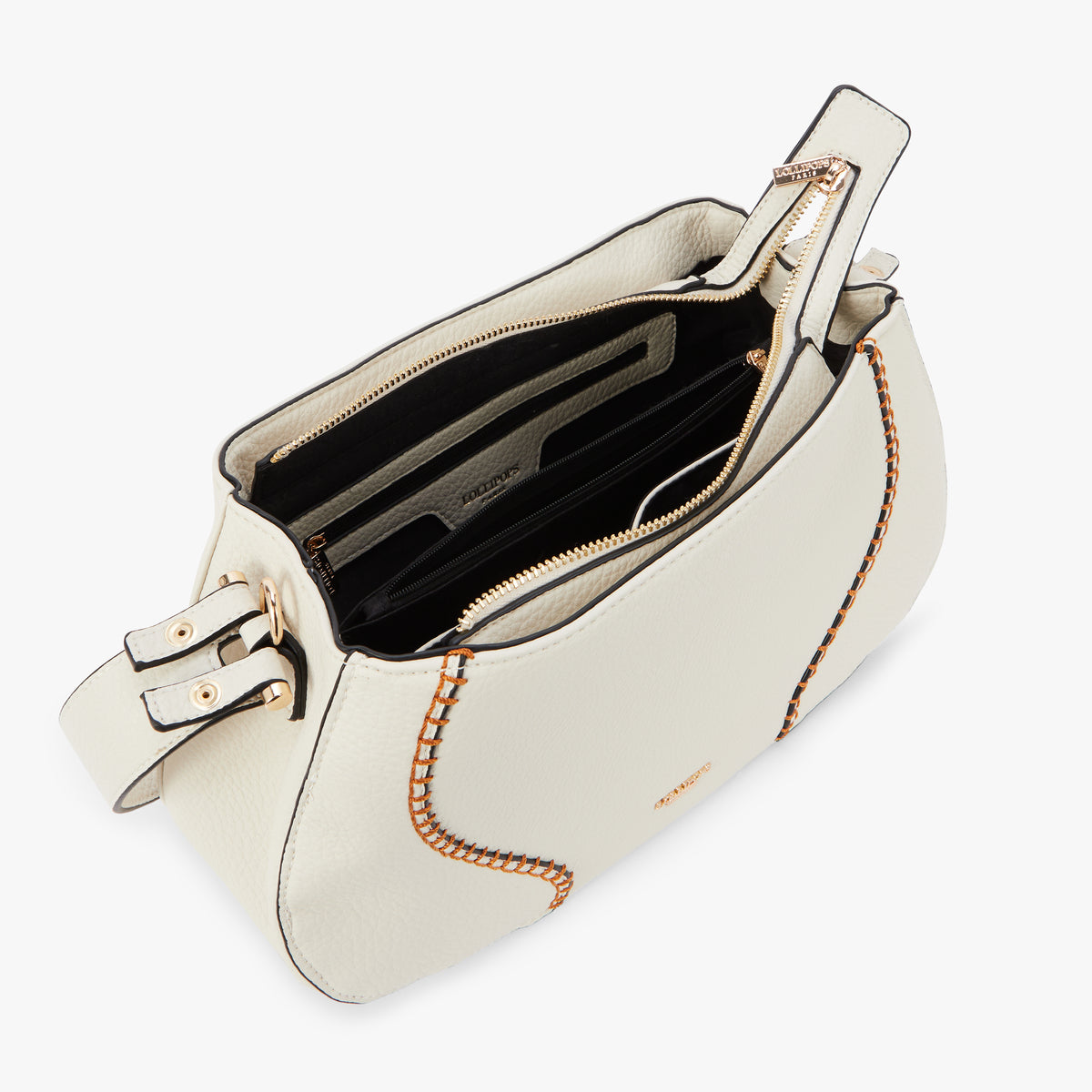 Sac baguette blanc Nanto