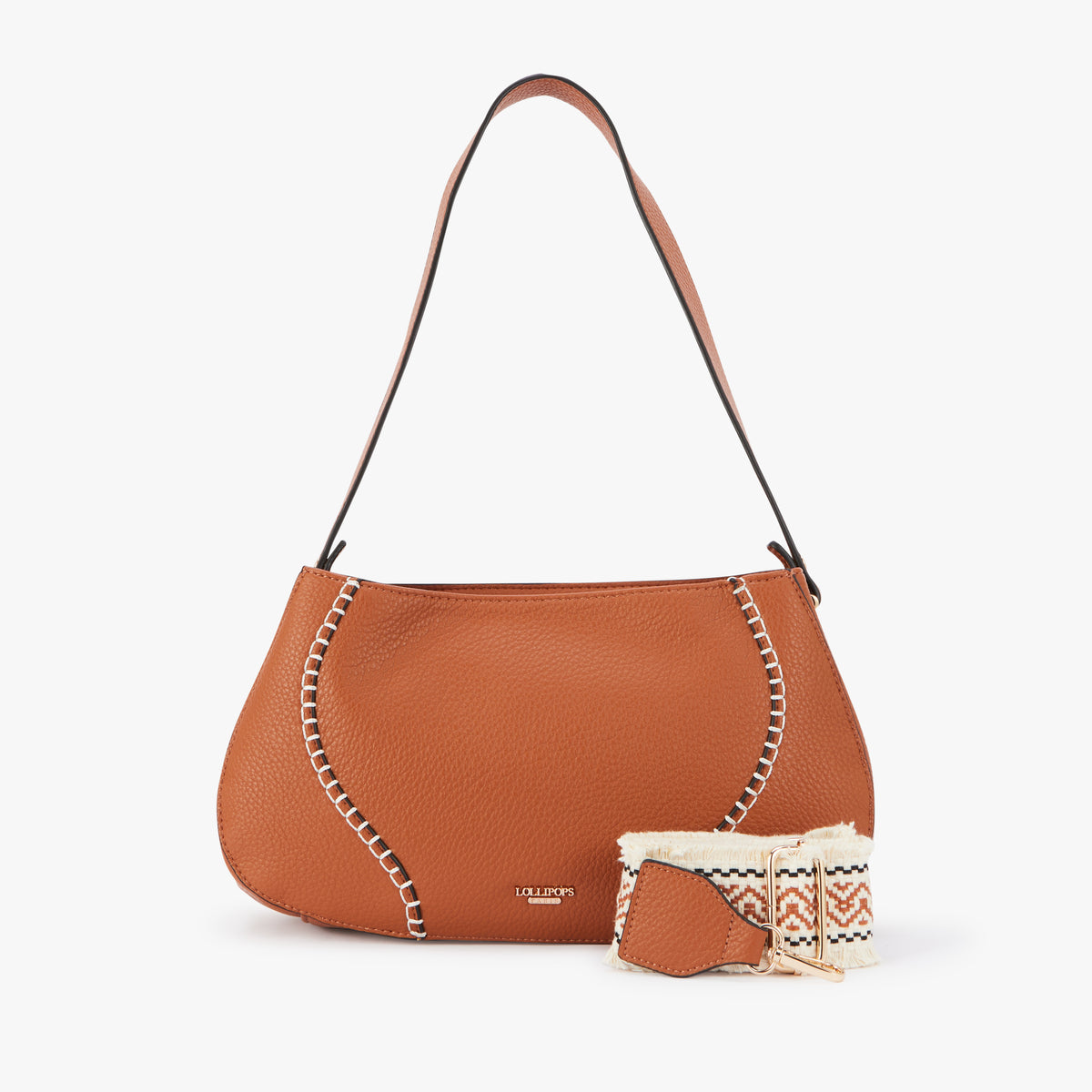 Sac porté épaule camel Nanto