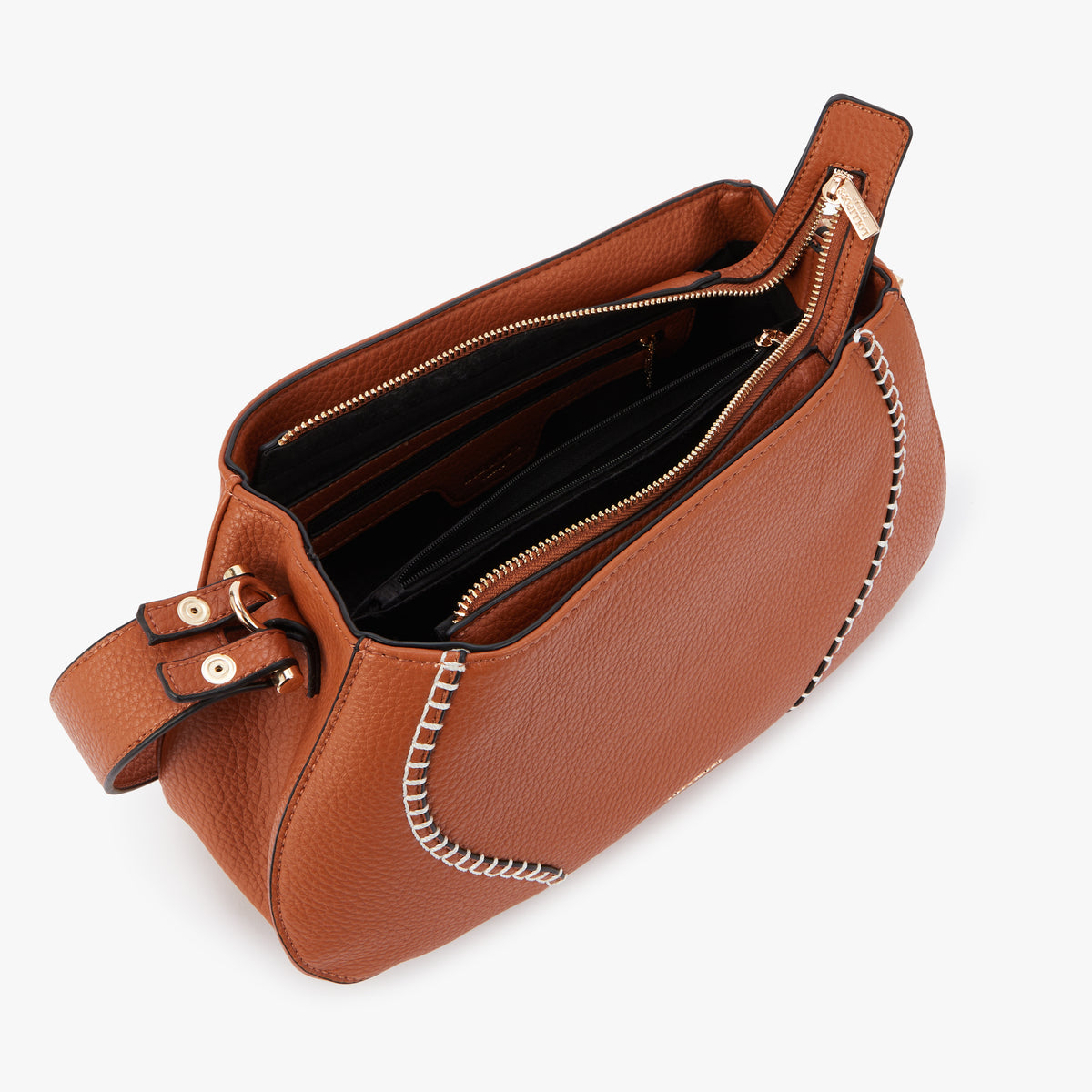 Sac porté épaule camel Nanto