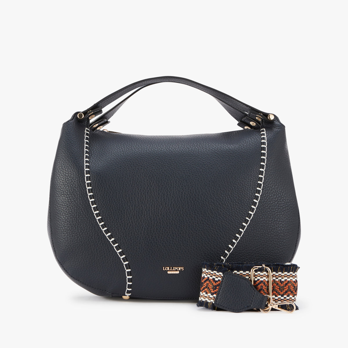 Grand sac shopper bleu Nanto