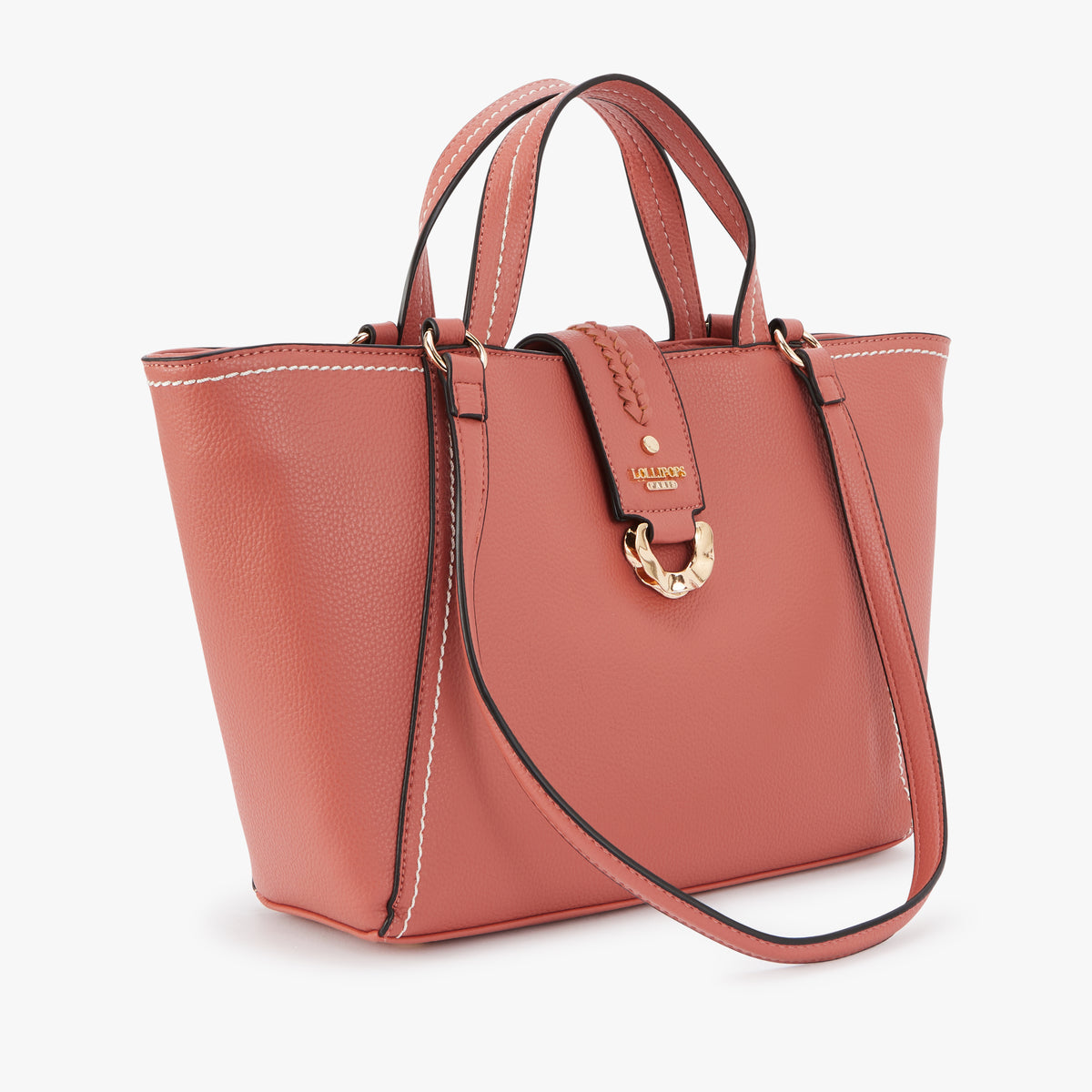 Sac shopper brique Nicolosi