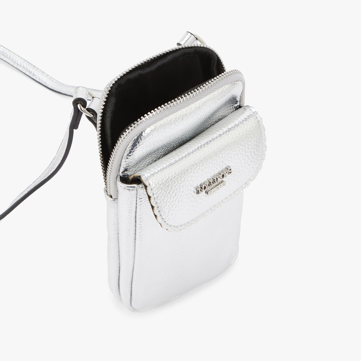 Pochette de téléphone argent Nuoro