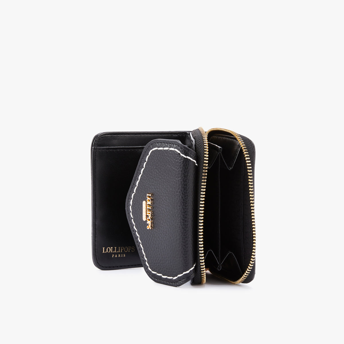 Portefeuille noir Nicolosi