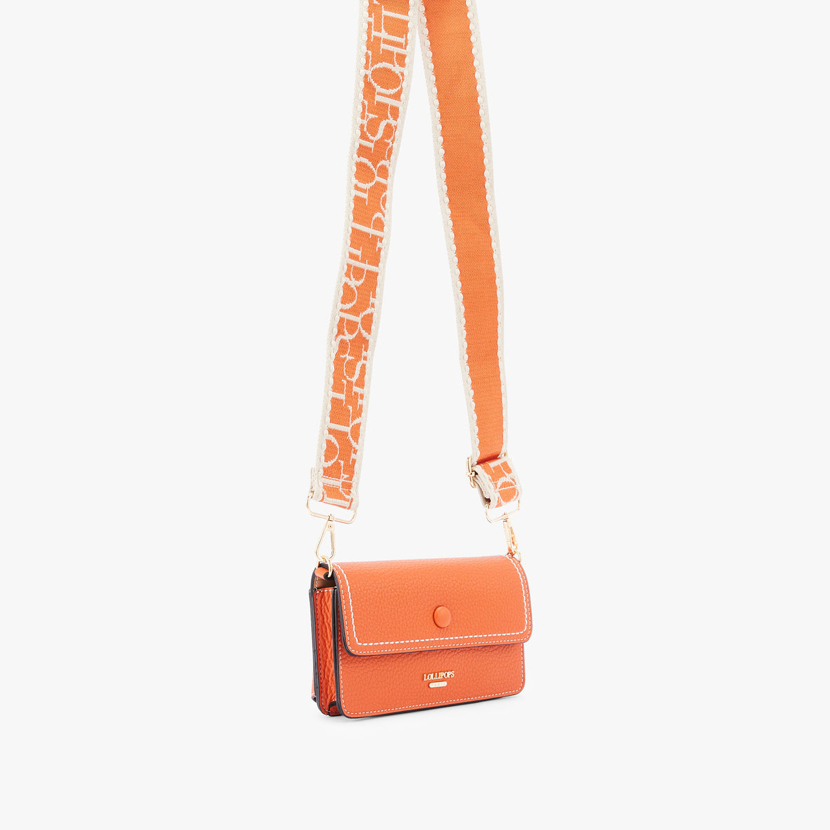Pochette de téléphone orange Narnin