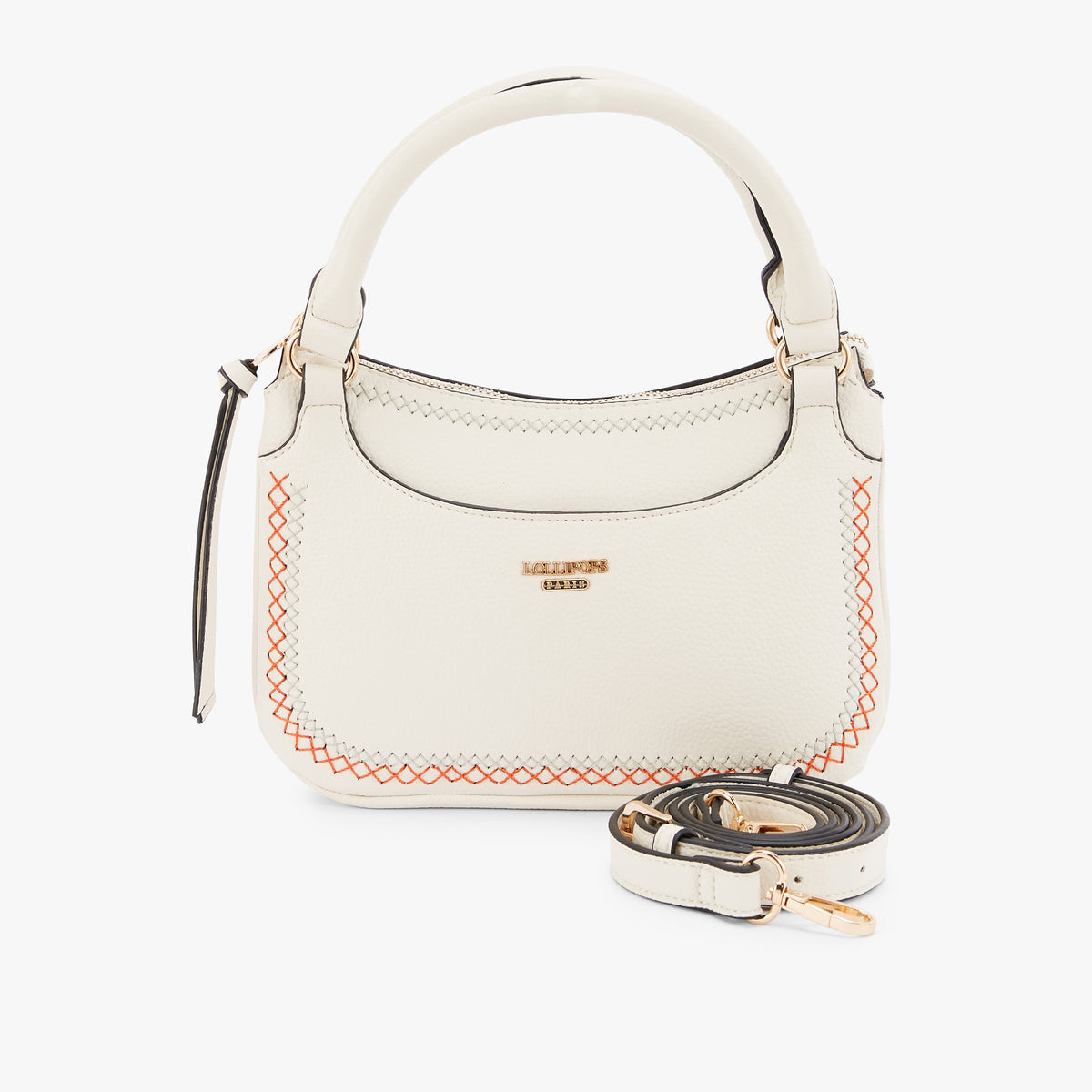 Petit sac shopper blanc Niamey