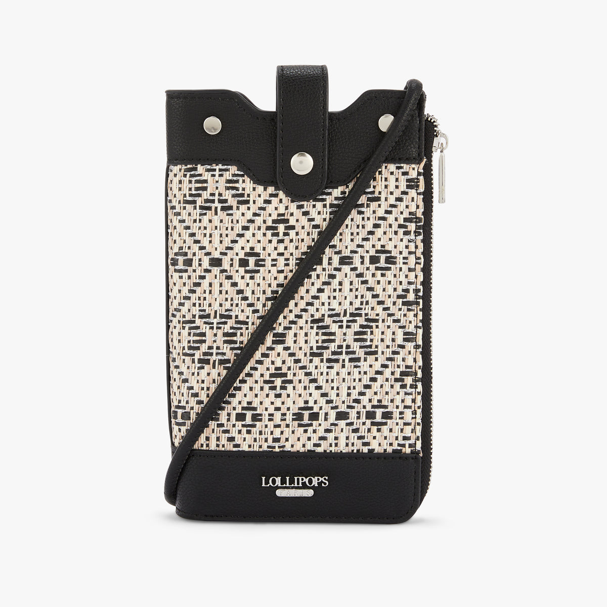 Pochette de téléphone noir Nicoreta