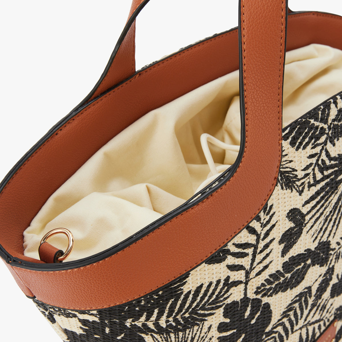 Sac panier noir Nabeul