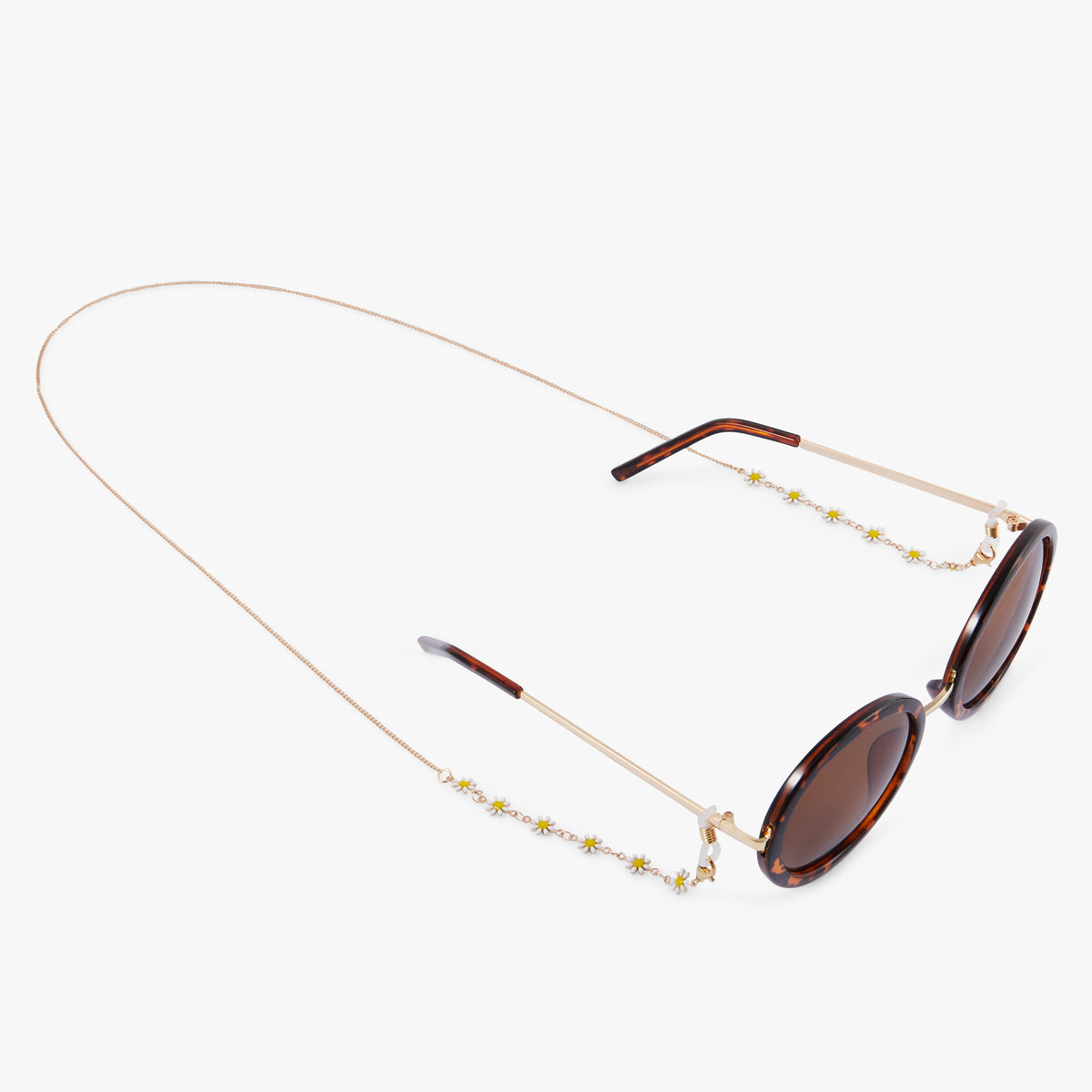 Chaine de lunettes fleurs